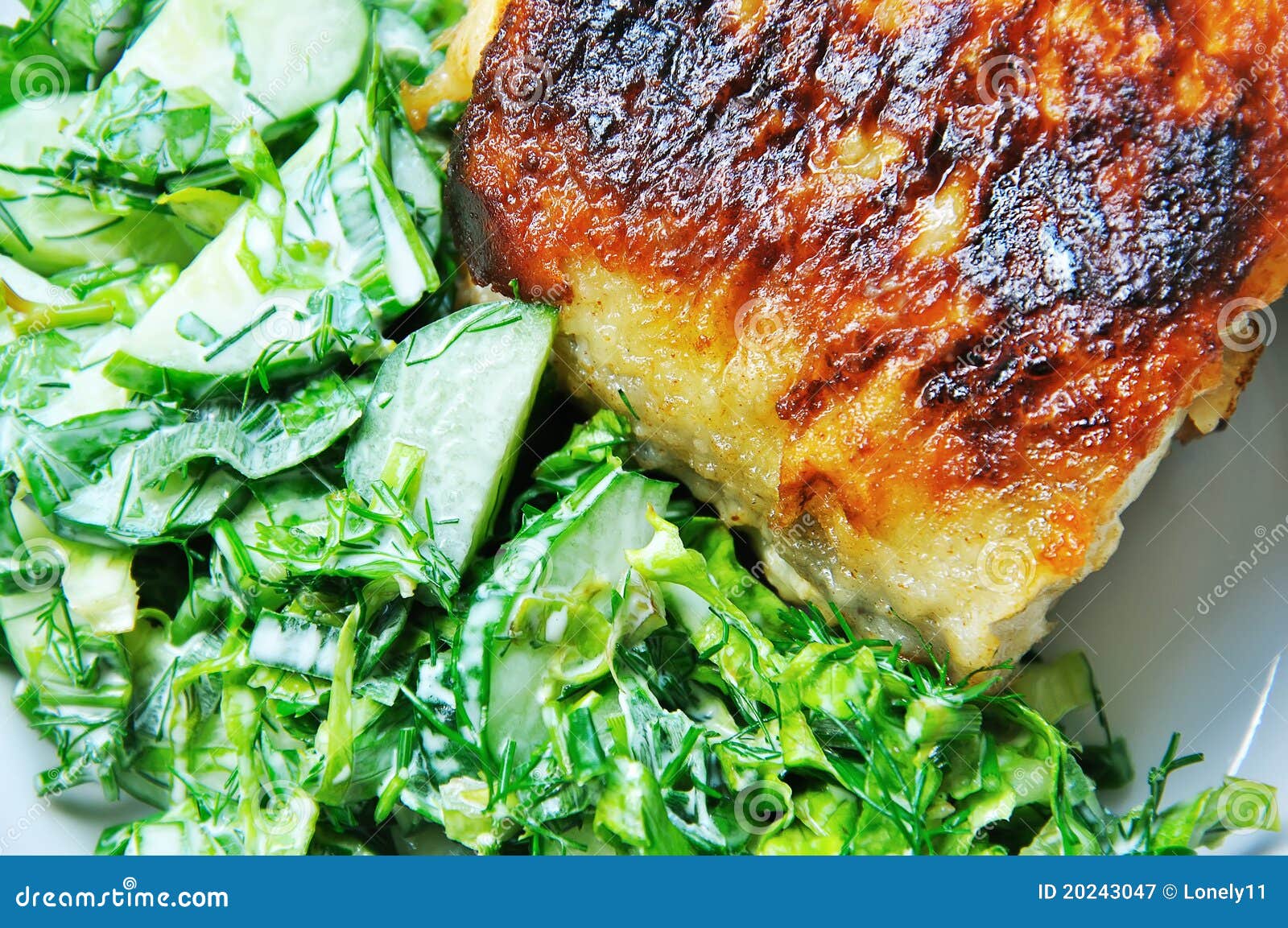 Fish with vegetables stock image. Image of delicious 20243047