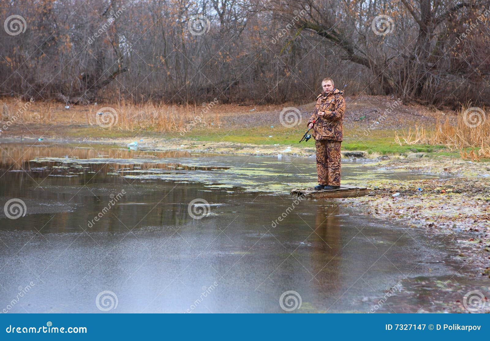 Fisherman stock image. Image of action, hobbies, recreational 7327147