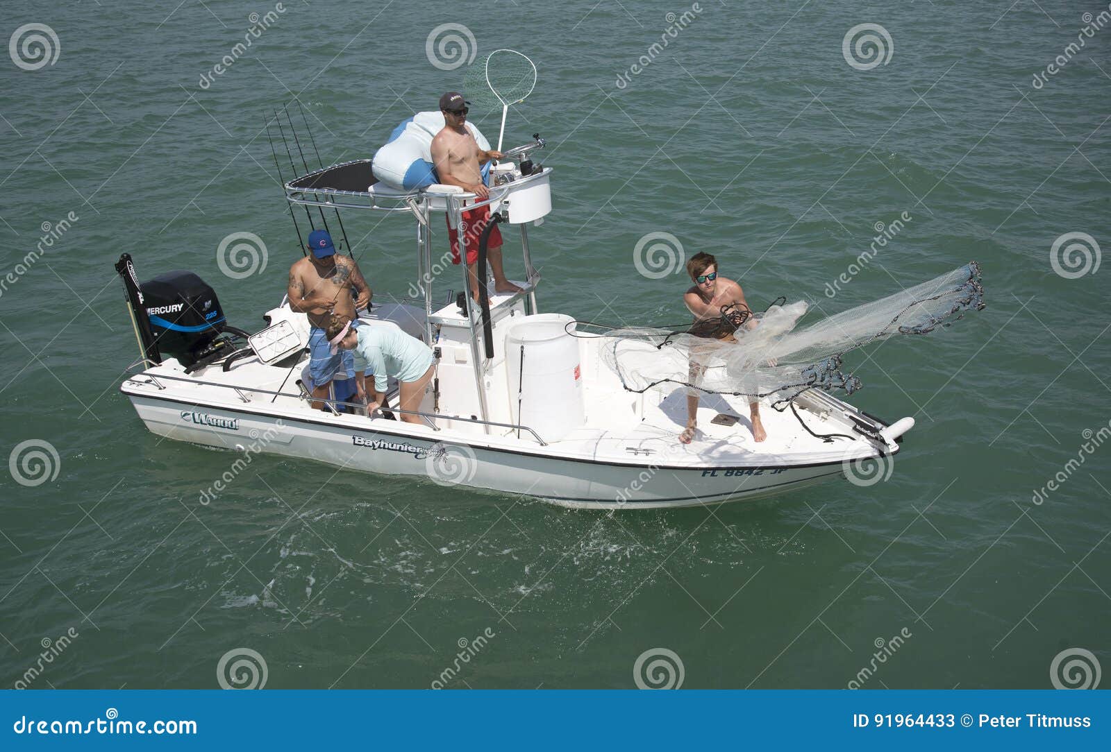 Fisherman Casting a Cast Net from a Small Fishing Boat Editorial Stock  Photo - Image of activities, fisherman: 91964433