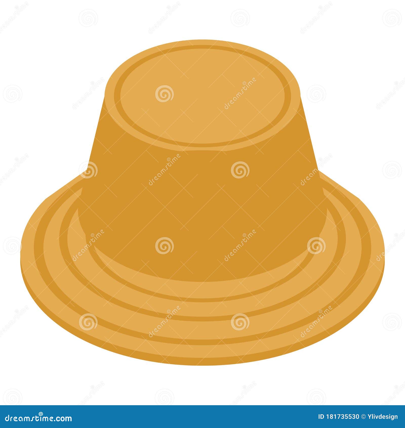 Download Fisherman Hat Icon, Isometric Style Stock Vector ...