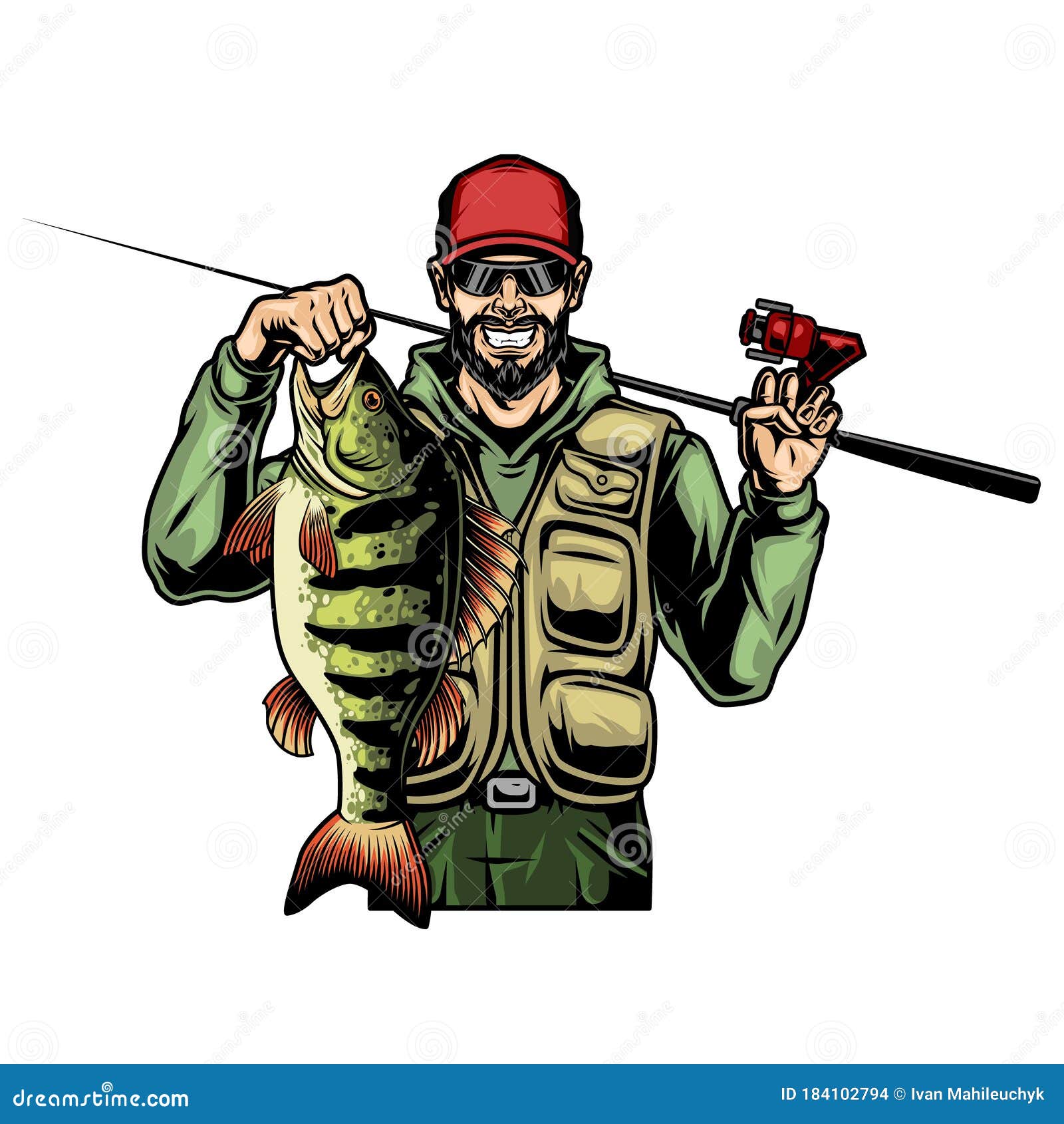 Vintage Fishing Rod Stock Illustrations – 4,285 Vintage Fishing Rod Stock  Illustrations, Vectors & Clipart - Dreamstime