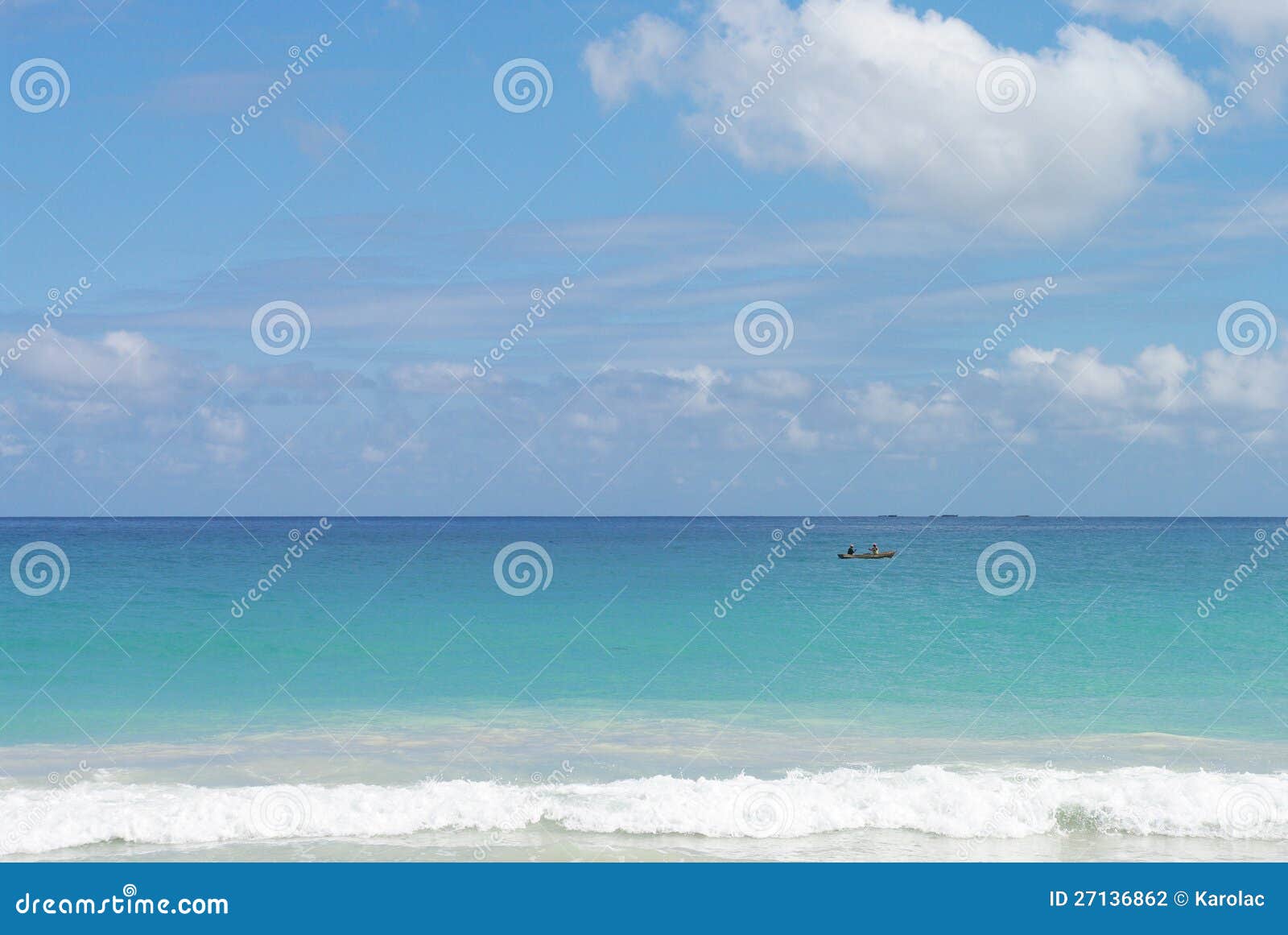 Fisherman S Boat in Paradise Stock Photo Image of fishing, tourism 27136862