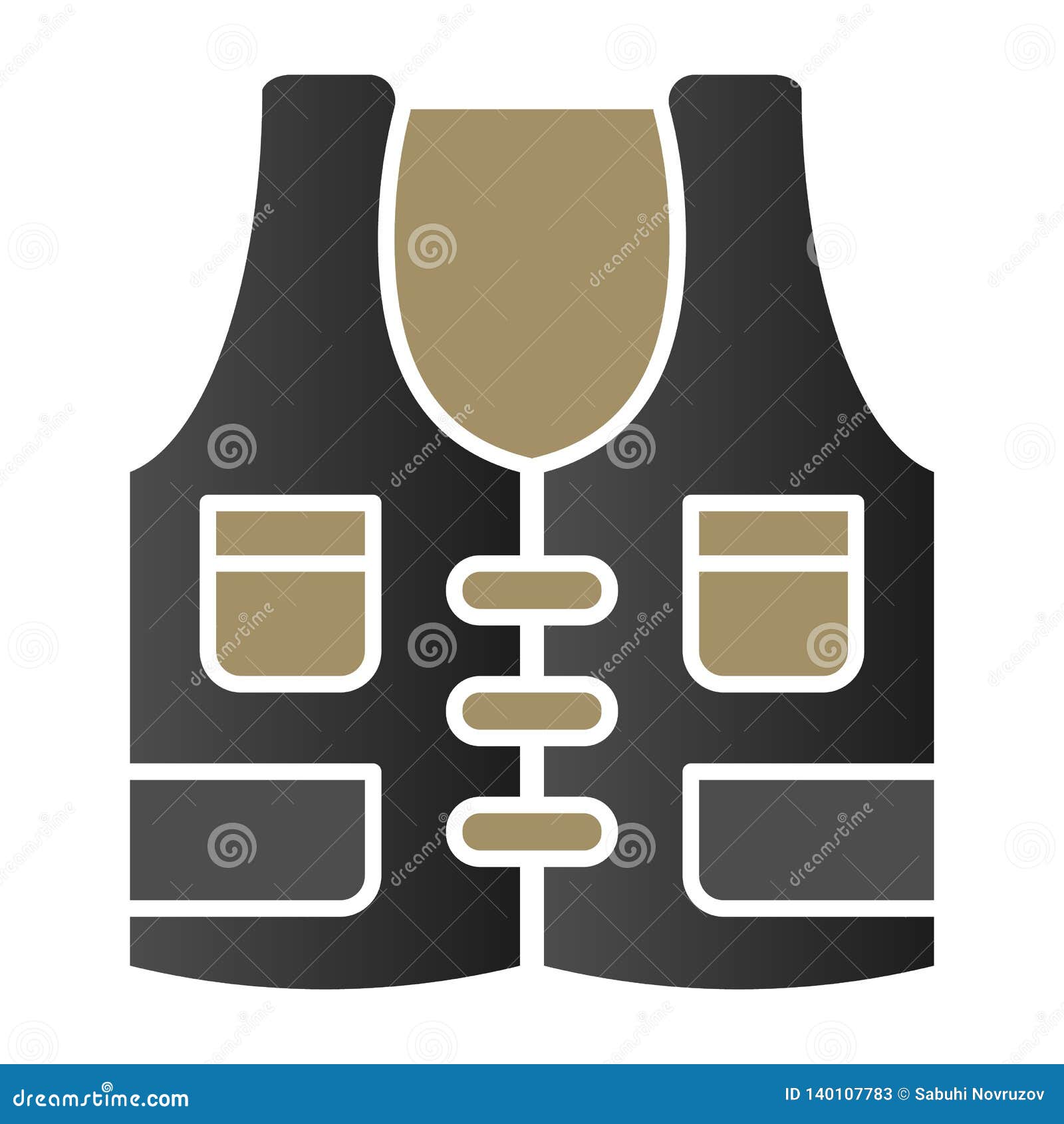 Download Fisherman Vest Flat Icon. Fishing Wear Color Icons In ...
