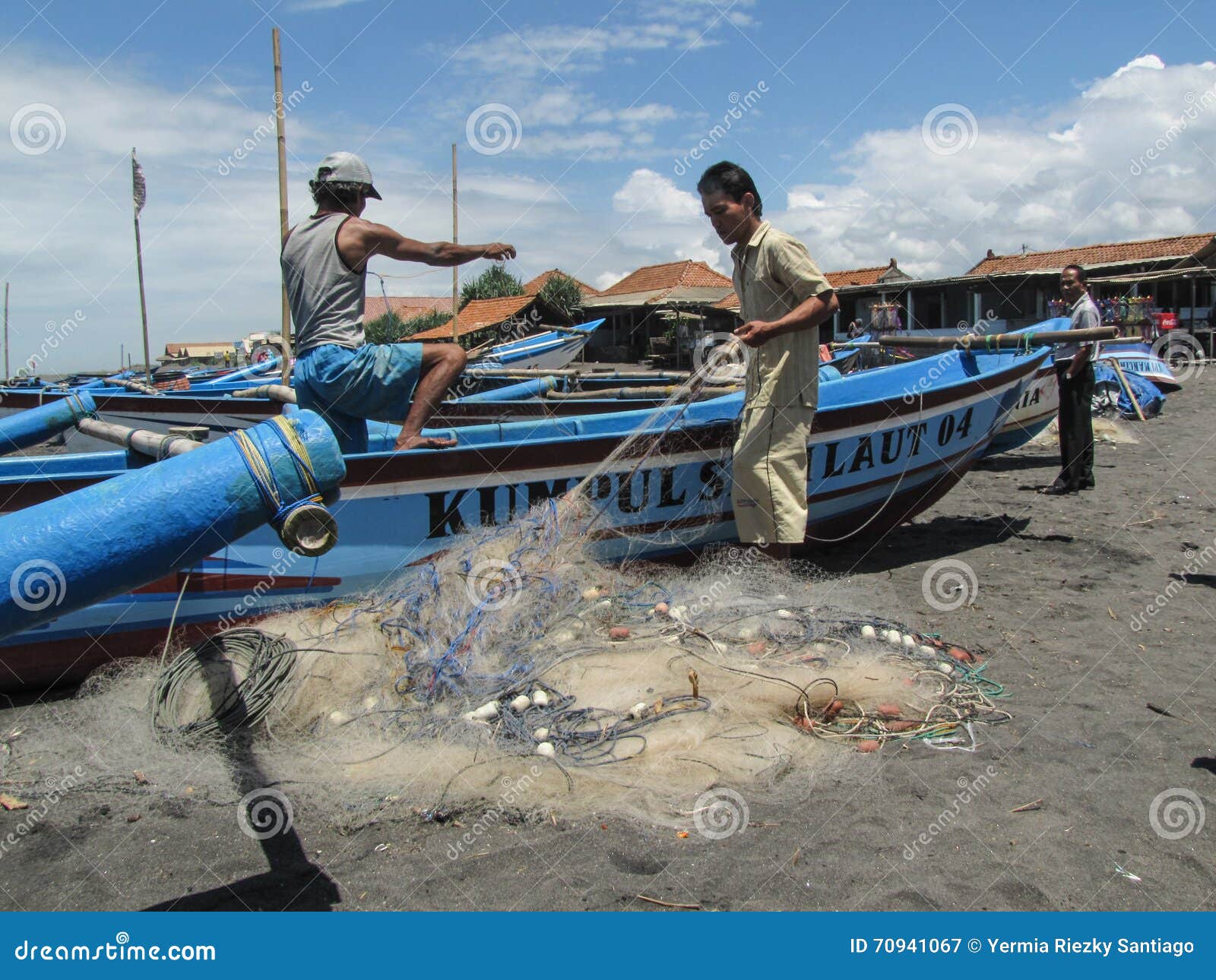 Fisherman In Yogyakarta, Indonesia Editorial Photography 