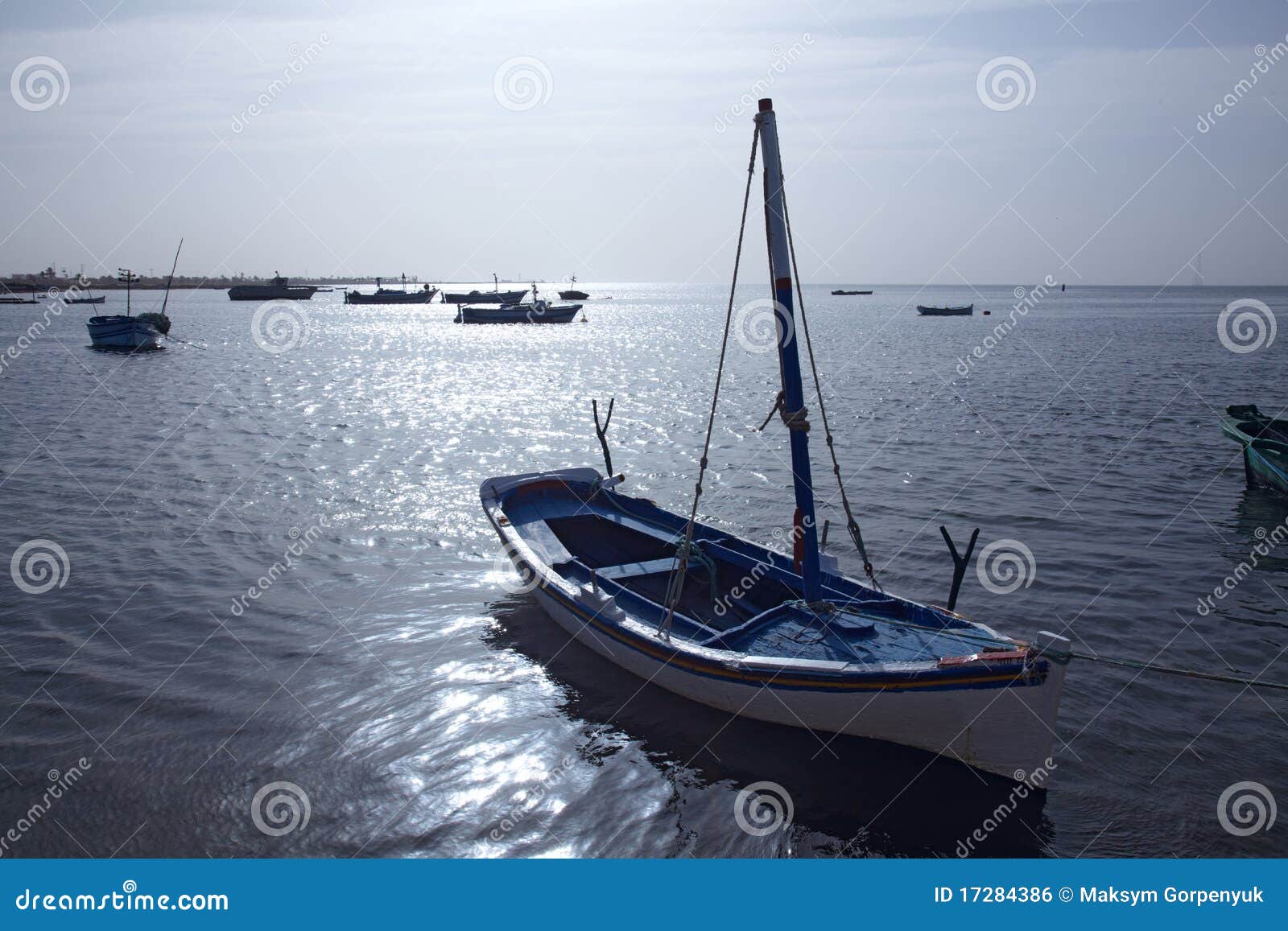 Fishermans boats stock photo. Image of nautical, leisure 17284386