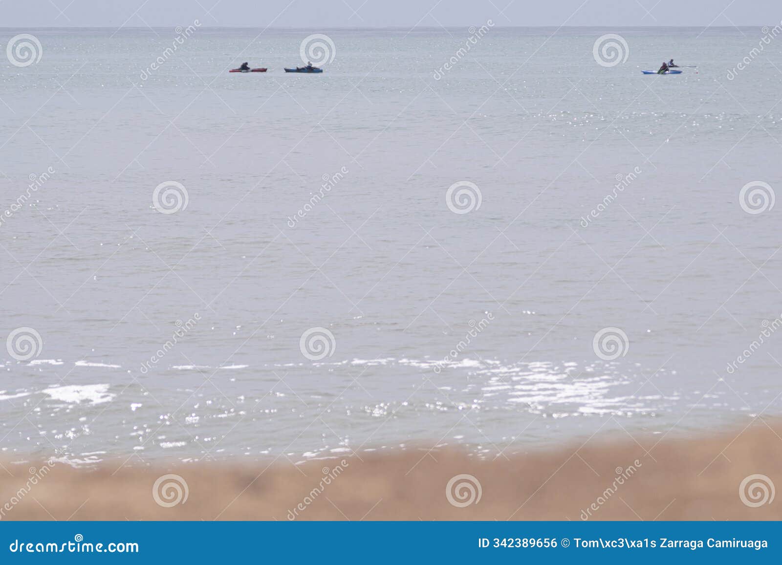 fishermen fishing on the sea on little boats