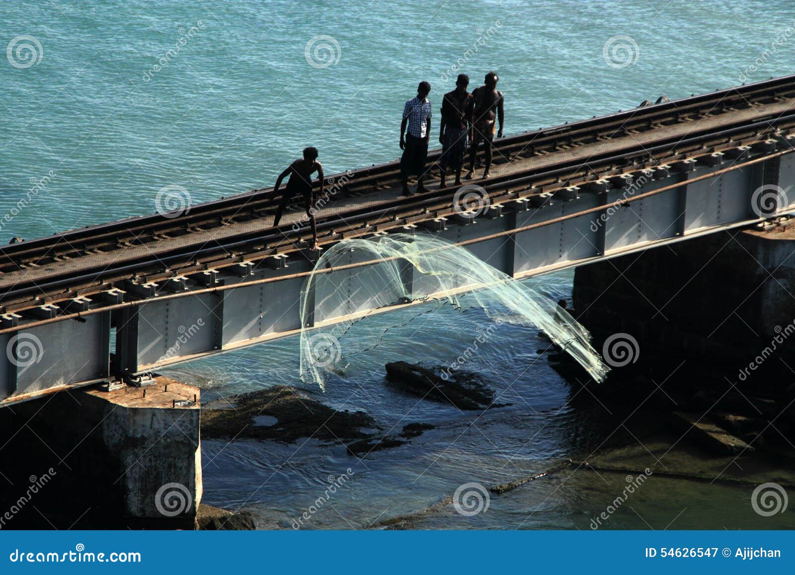 Fishermen of Rameshwaram editorial photography. Image of catch