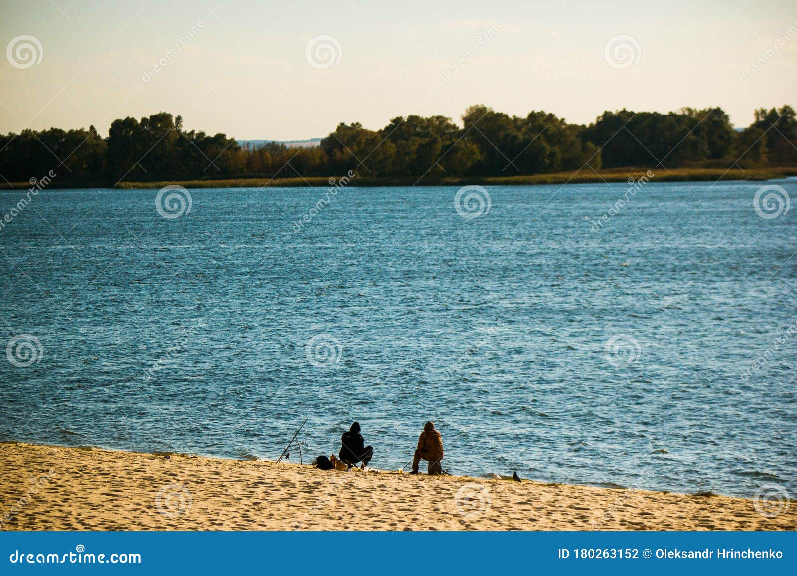 fishermen, river and beach