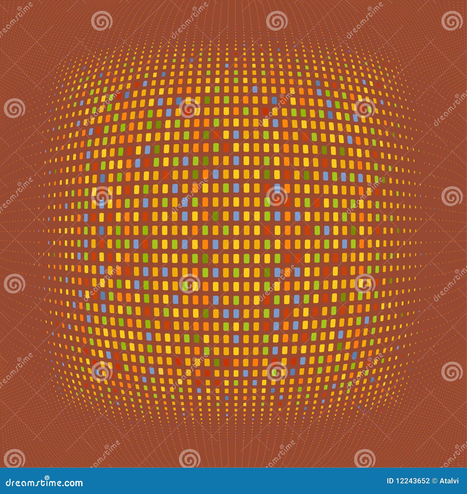 Download Fisheye vector background stock vector. Illustration of geometric - 12243652