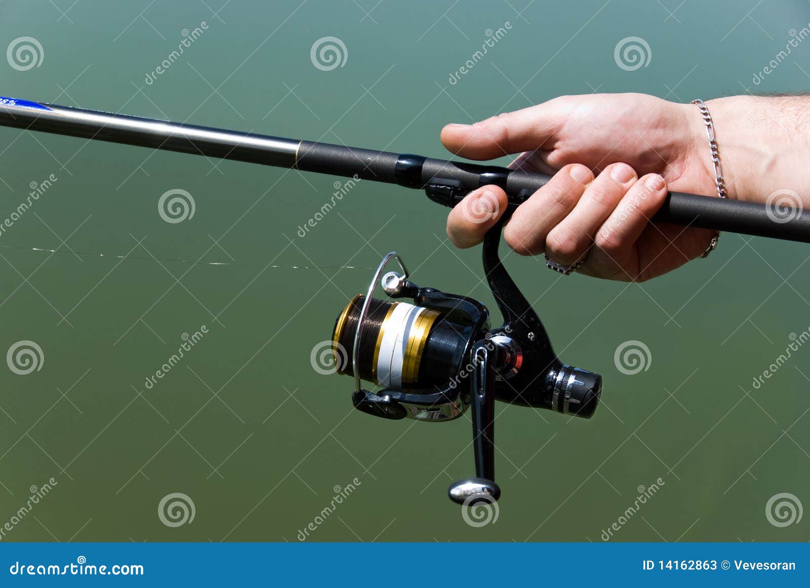 Fishing float stock photo. Image of fisherman, spool - 123142226