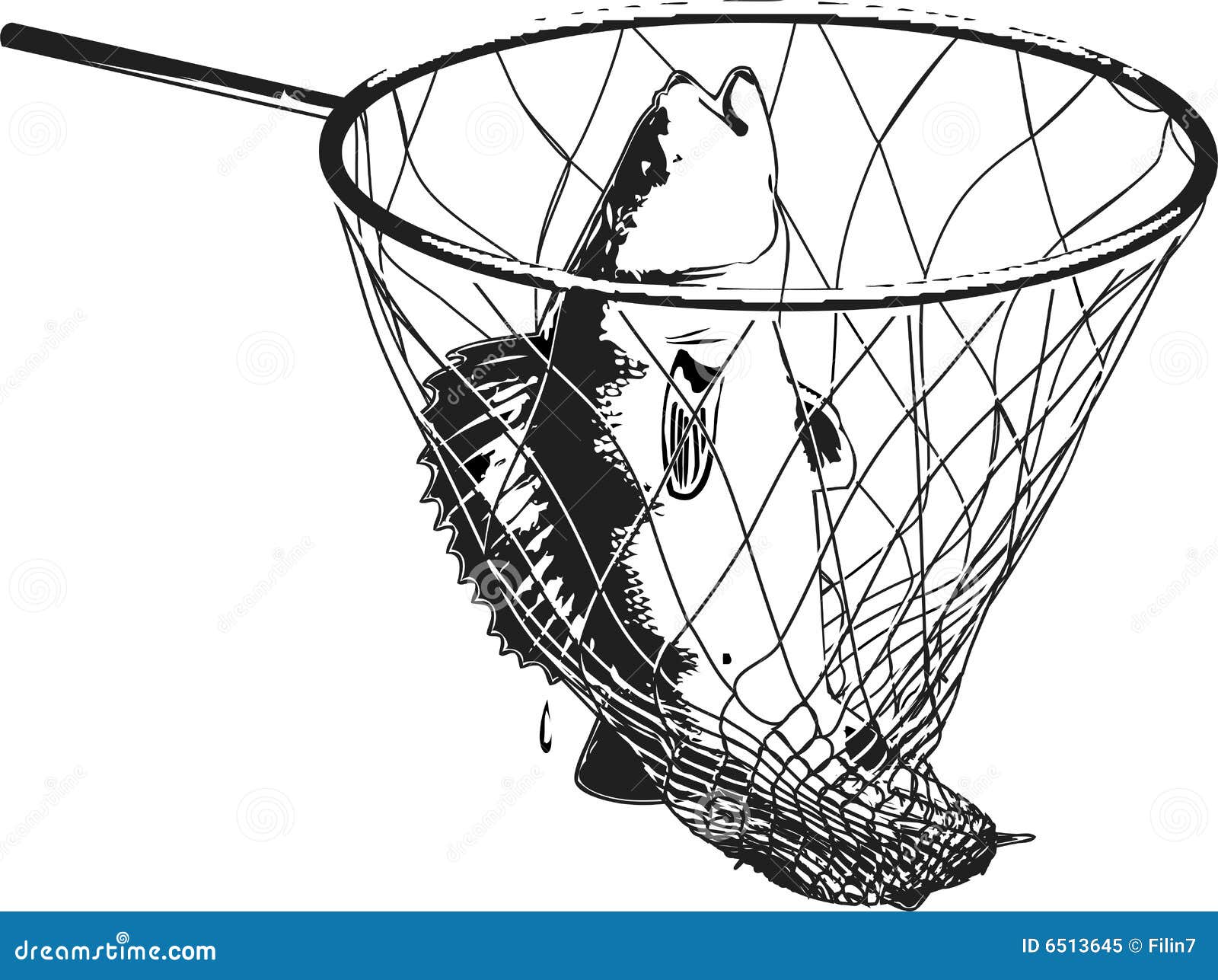 Fishing stock vector. Illustration of fish, fishing, vector - 6513645