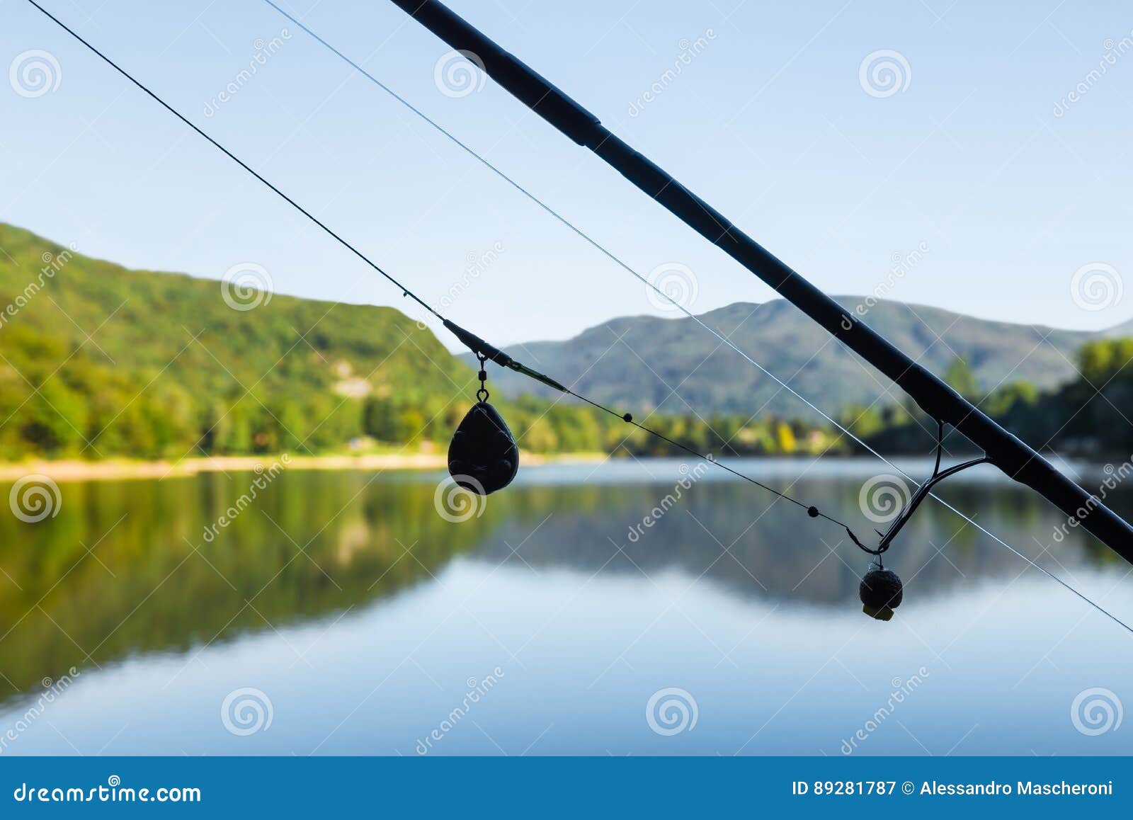 Fishing Adventures, Carp Fishing. Profile of Gear for Carpfishing, Close Up  of a Hair Rig Stock Image - Image of angler, outdoors: 89281787