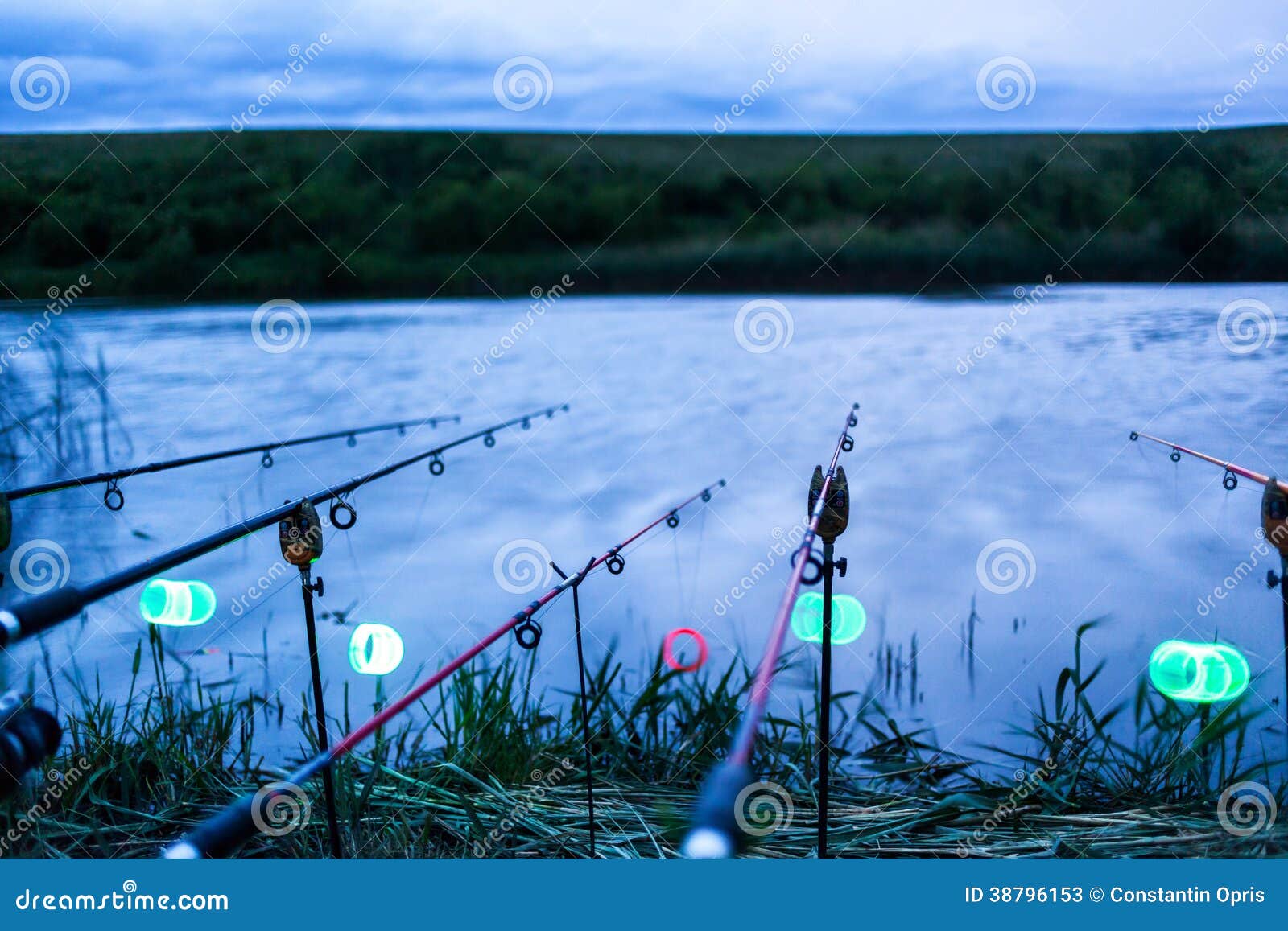 Carp fishing rod Banque de photographies et d'images à haute