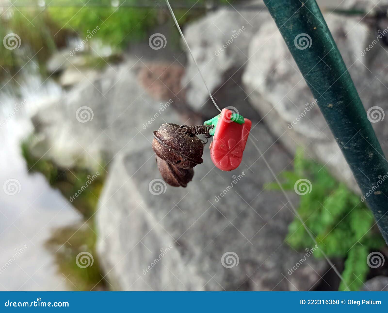 Fishing Bell on a Fishing Rodcloseup Stock Photo Image of equipment