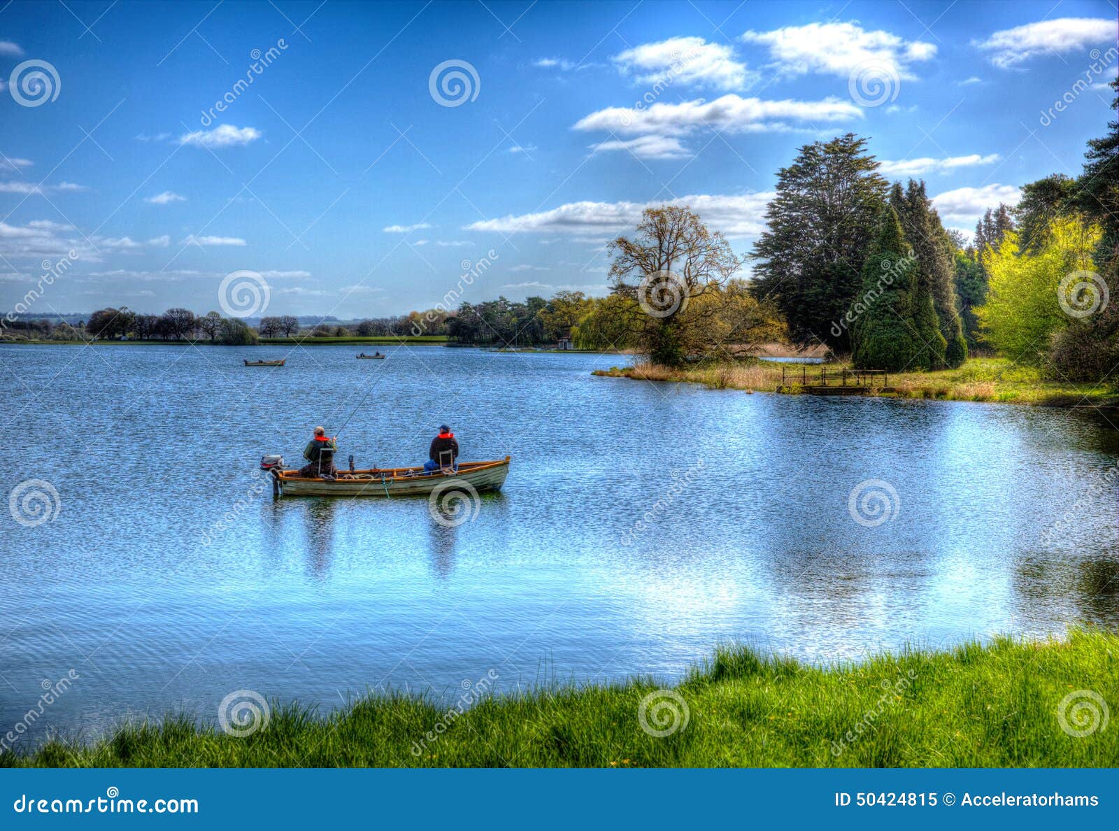 Fishing Blagdon Lake Somerset in Chew Valley at the Edge of the Mendip ...