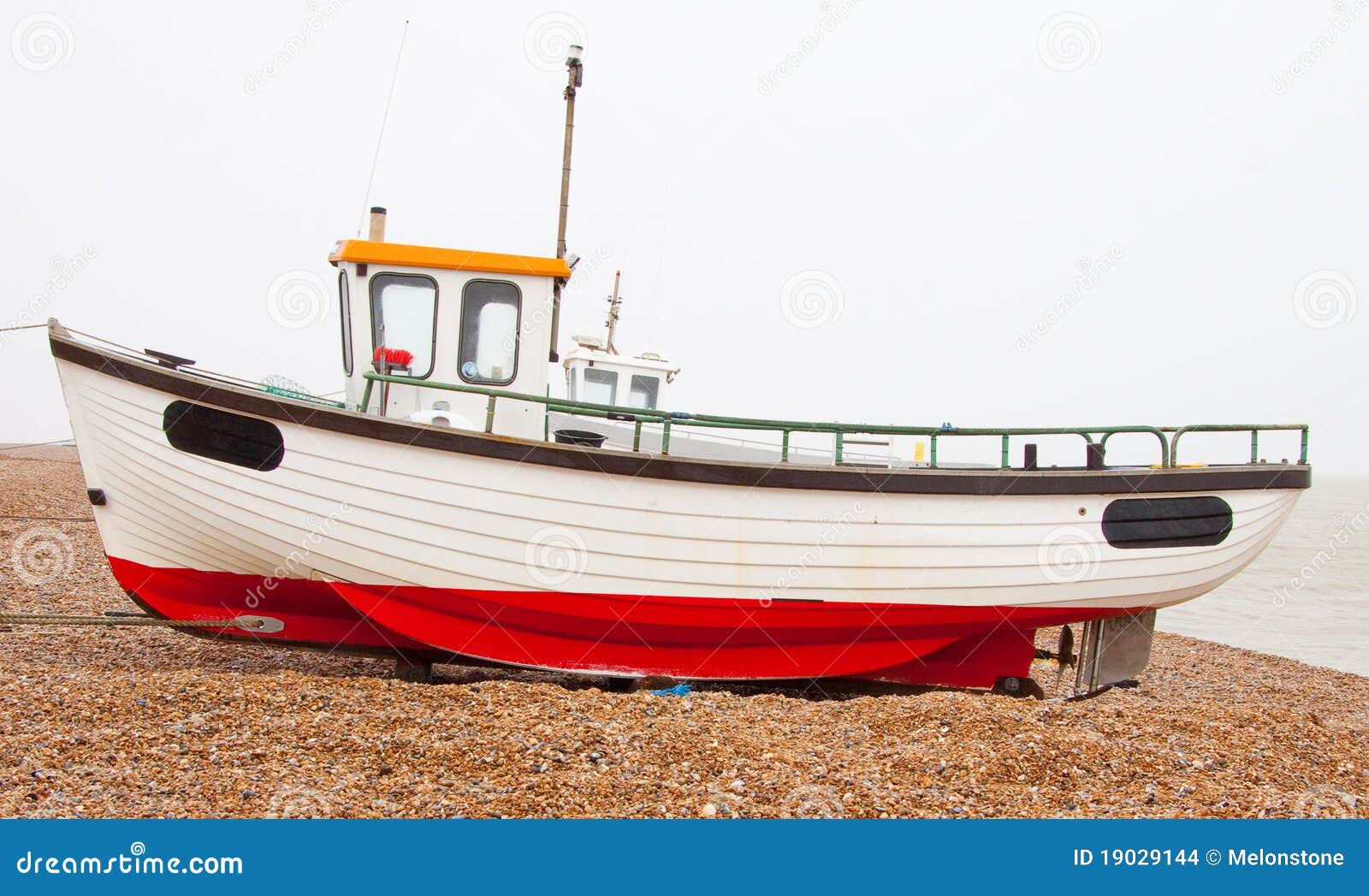 Old fishing boat beach ahlbeck hi-res stock photography and