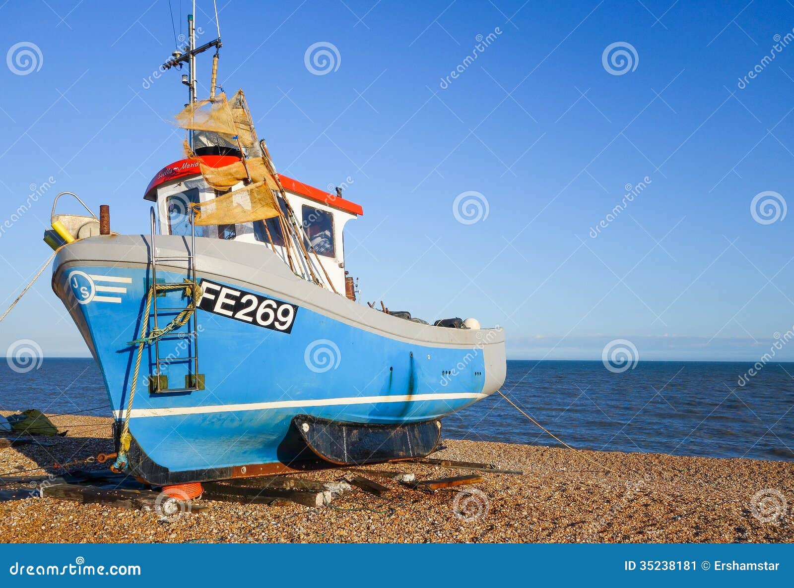 Fishing Boat On The Beach Editorial Photo - Image: 35238181