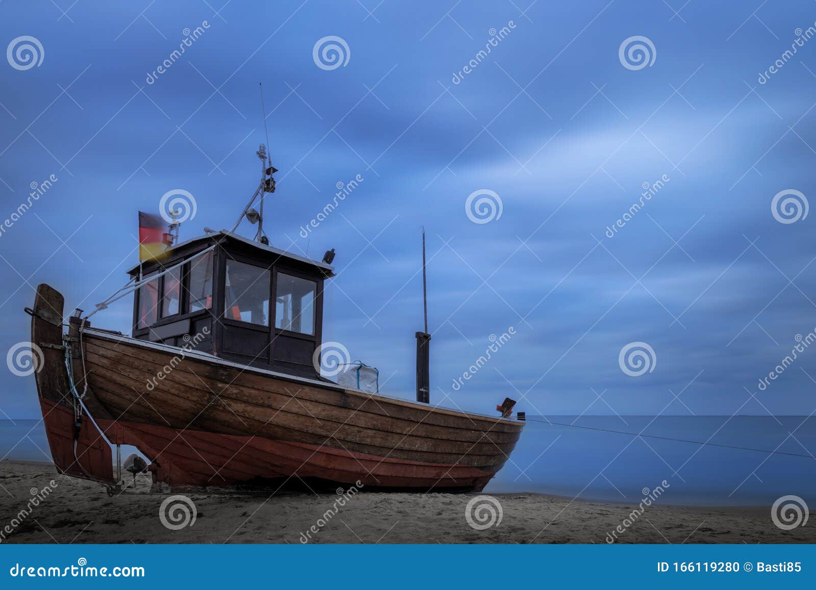 fishing boat at the great insel usedom