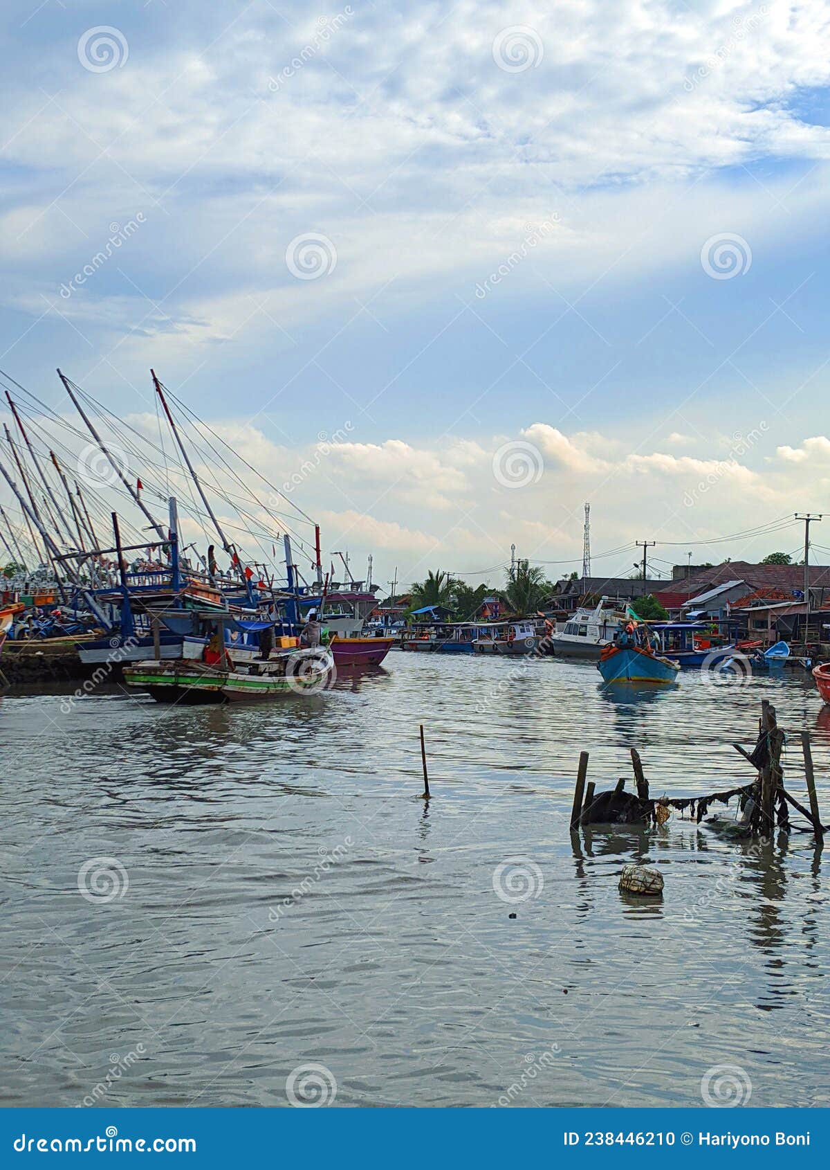 Fishing Boat in Karangantu Banten Stock Photo - Image of karangantu, fish:  238446210
