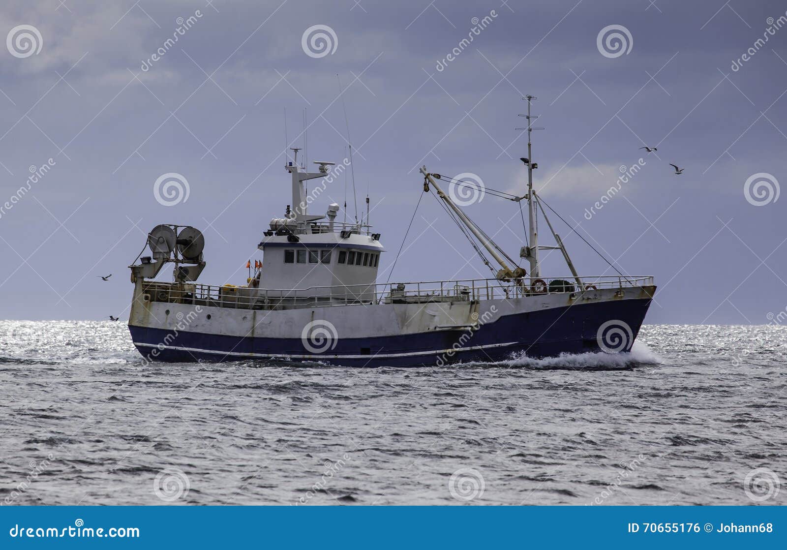 Fishing Boat stock photo. Image of norway, modern ...