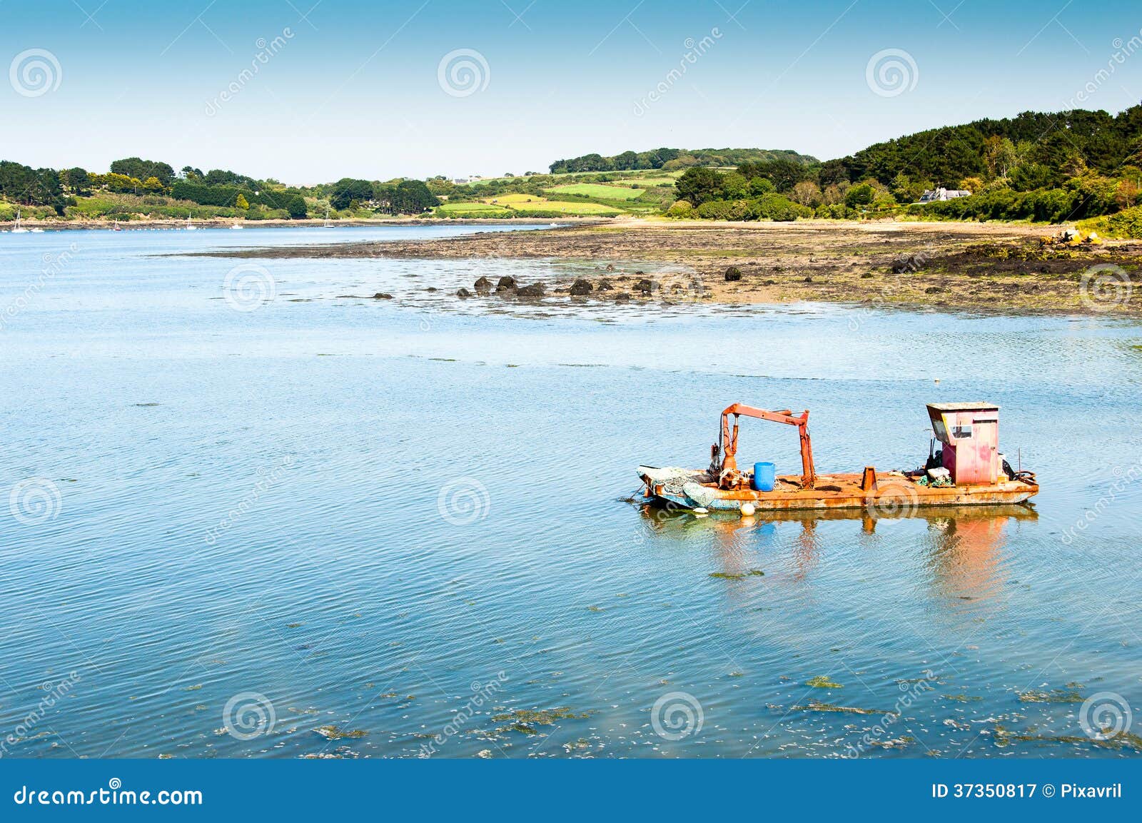 Fishing Boat stock image. Image of shrimps, oysters, boats 37350817