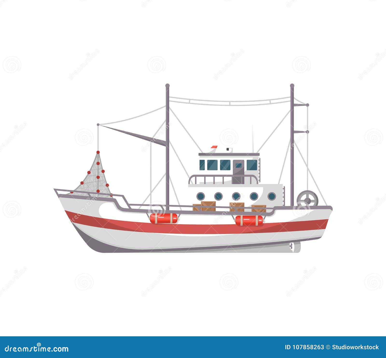 Free Free Ocean Fishing Boat Svg 398 SVG PNG EPS DXF File