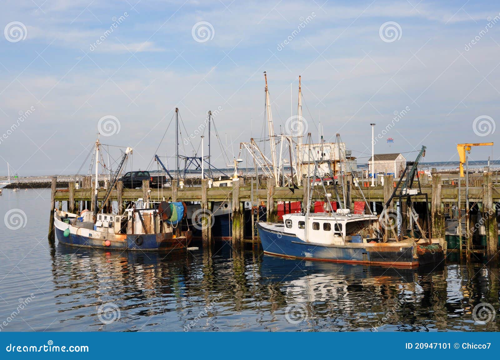 Fishing Boats At The Dock Stock Image Image 20947101