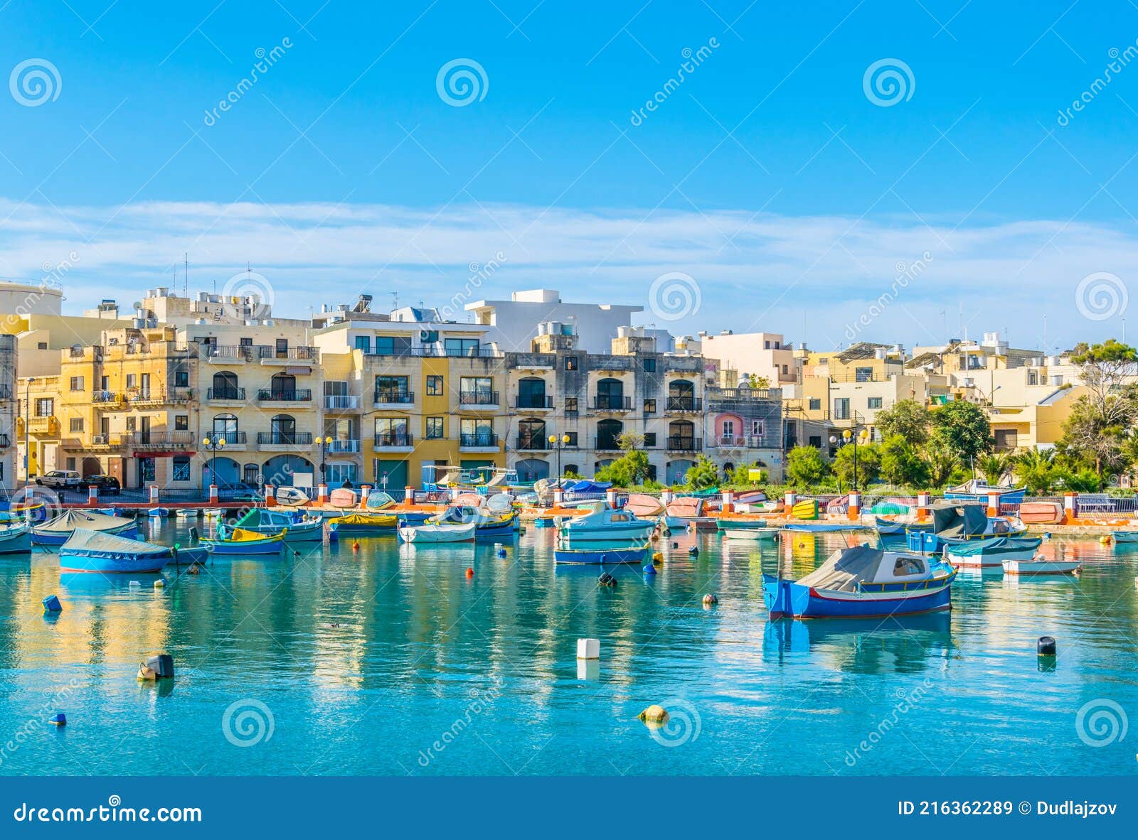 Fishing Boats Moor in Birzebbuga, Malta Stock Image Image of spring