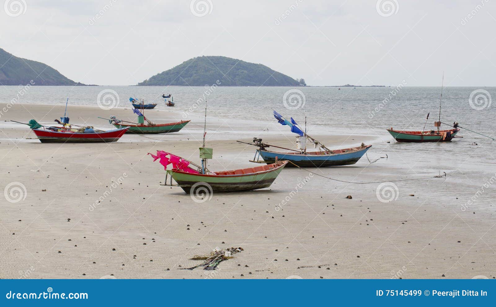 Fishing Boats Parking on Sands. Editorial Stock Image Image of harbor