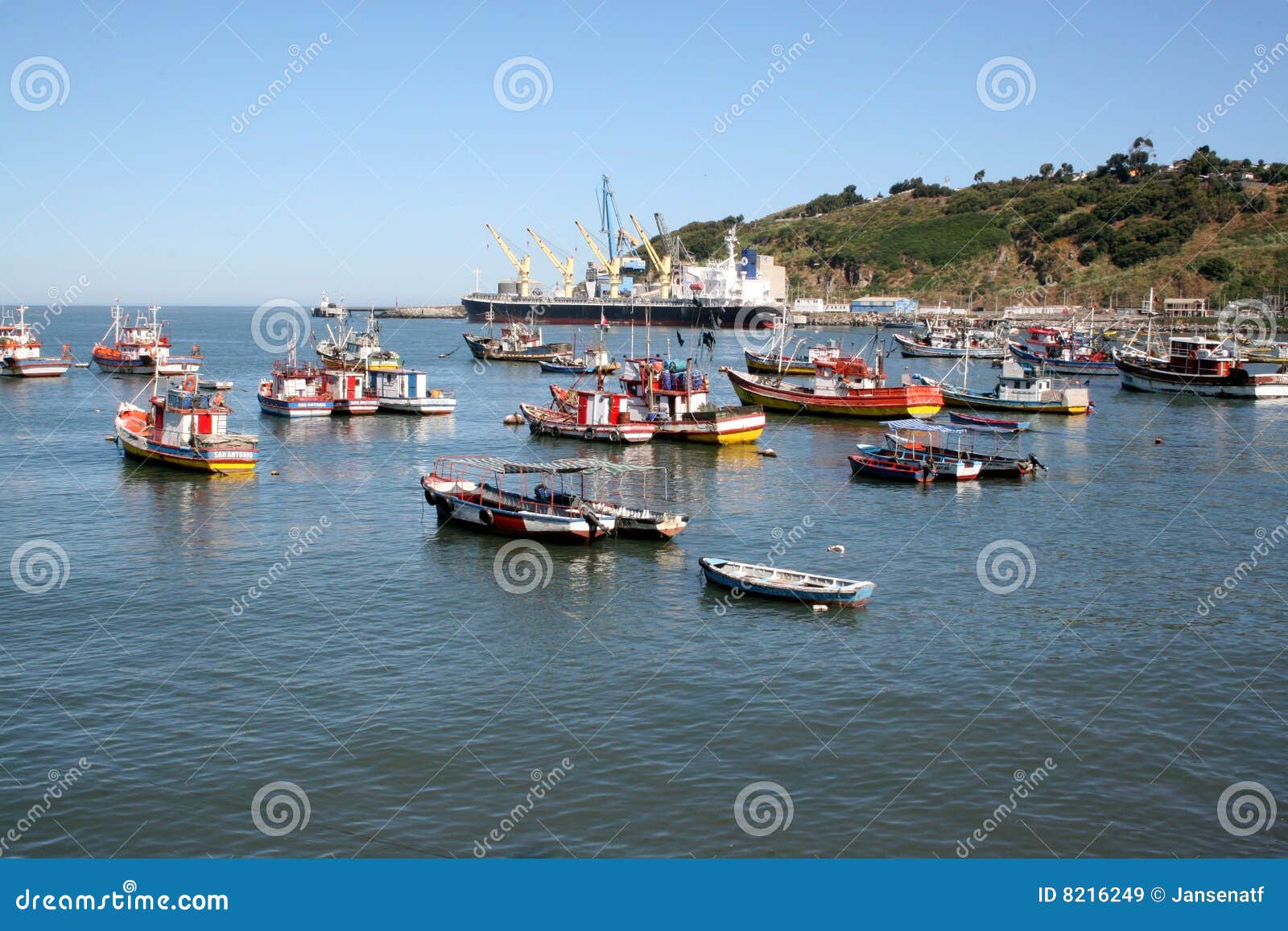 Fishing boats, San Antonio stock image. Image of antonio 8216249