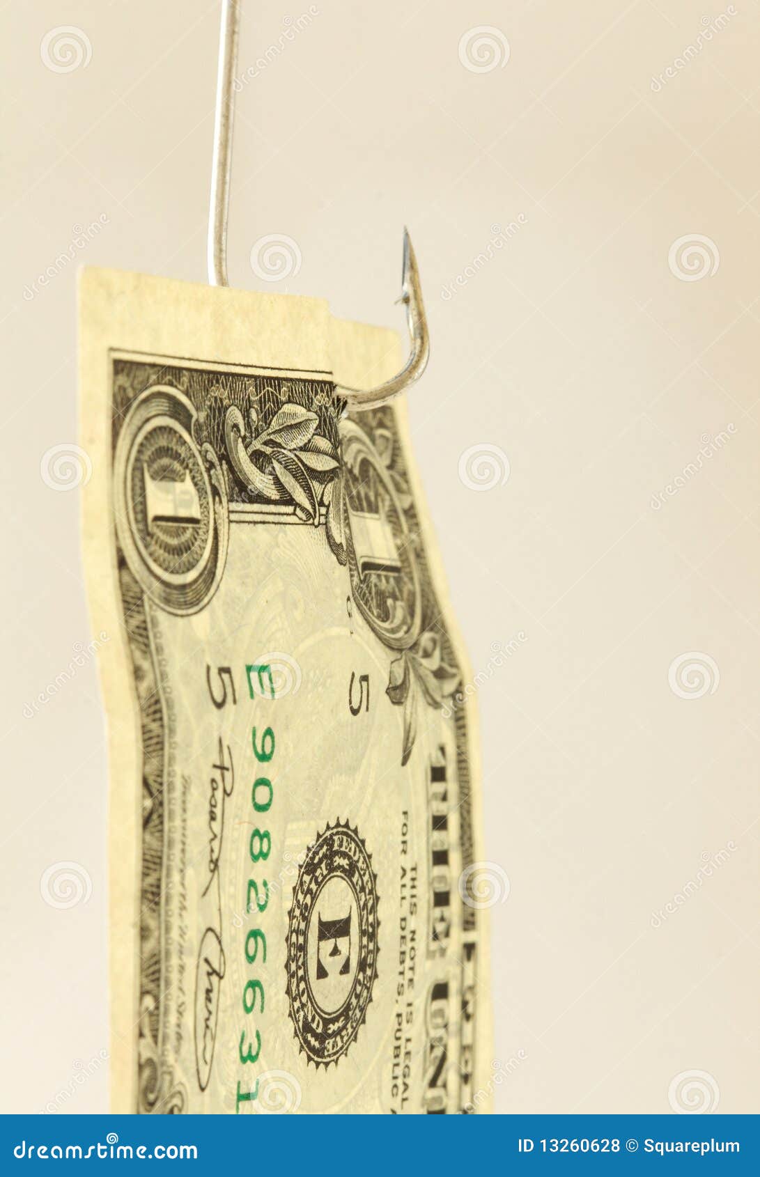 Fishing for dollars stock photo. Image of exchange, sharp 13260628