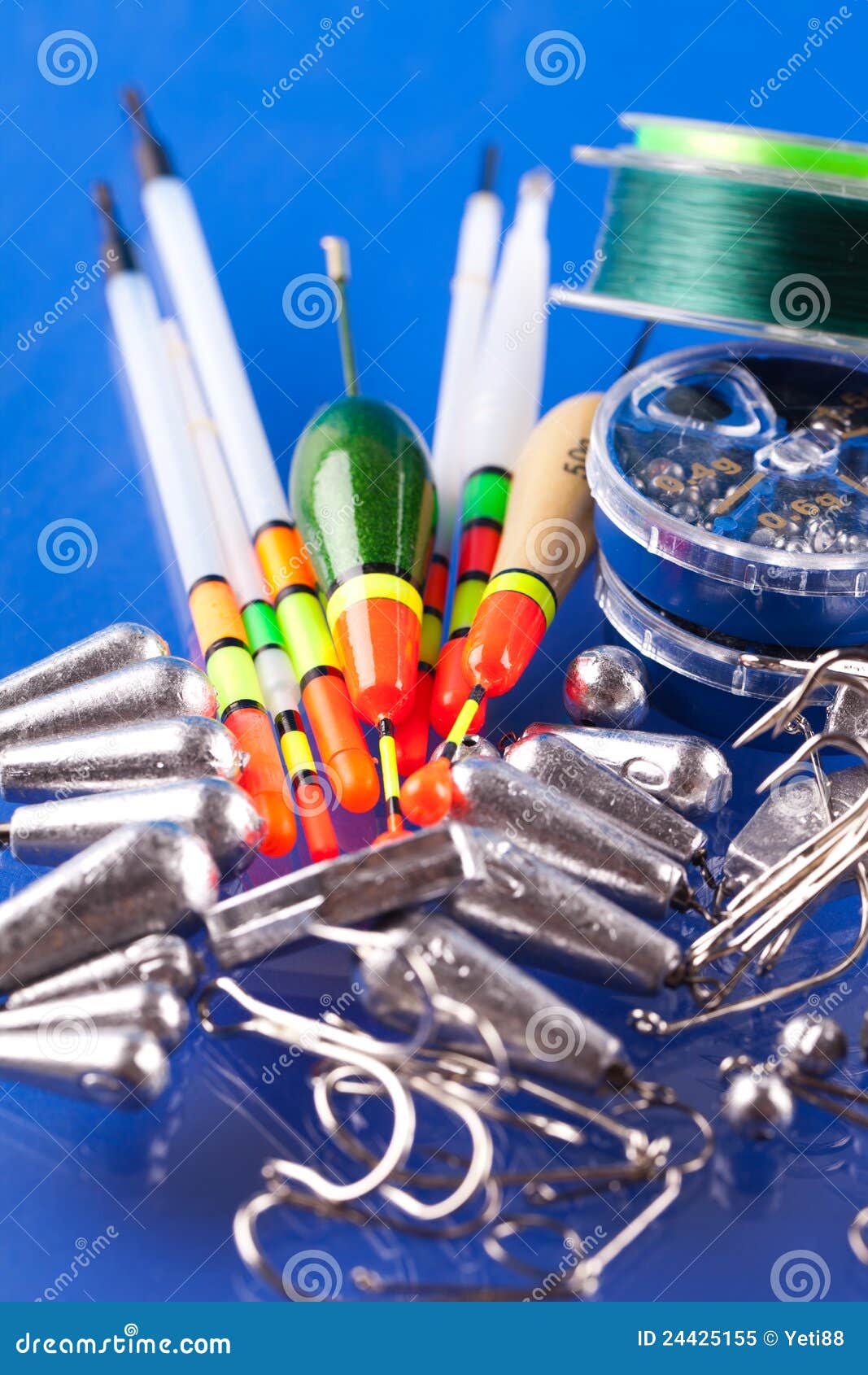 Fishing equipment stock image. Image of macro, nature 24425155