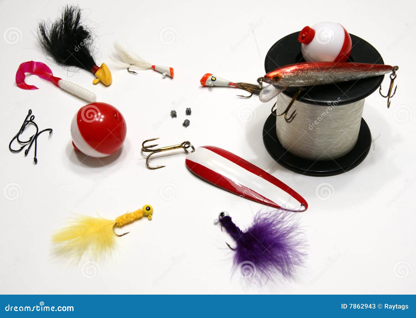 Fishing Essentials stock image. Image of dard, hook, devil 7862943