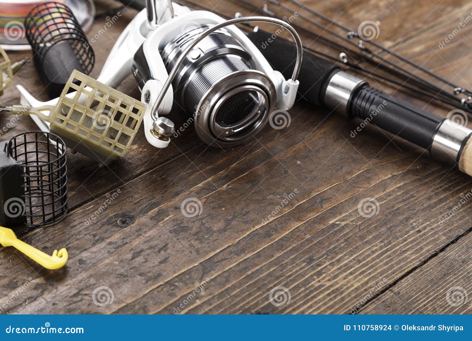 Fishing Tackle and Accessories Stock Photo Image of recreation, line