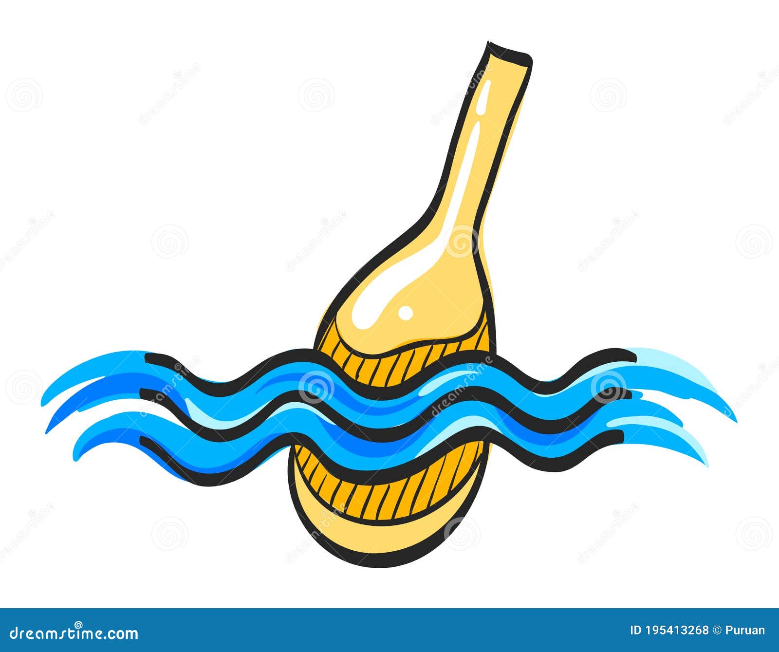 Fishing Float Icon in Color Drawing Stock Vector - Illustration of  relaxation, hook: 195413268