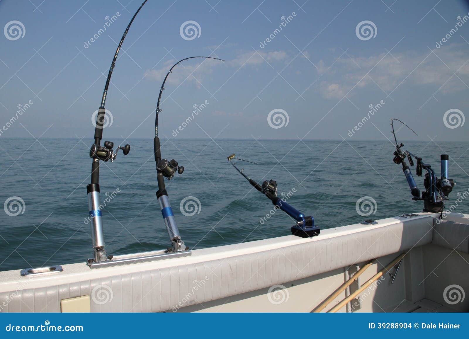 Fishing on the Great Lakes stock photo. Image of waves - 39288904