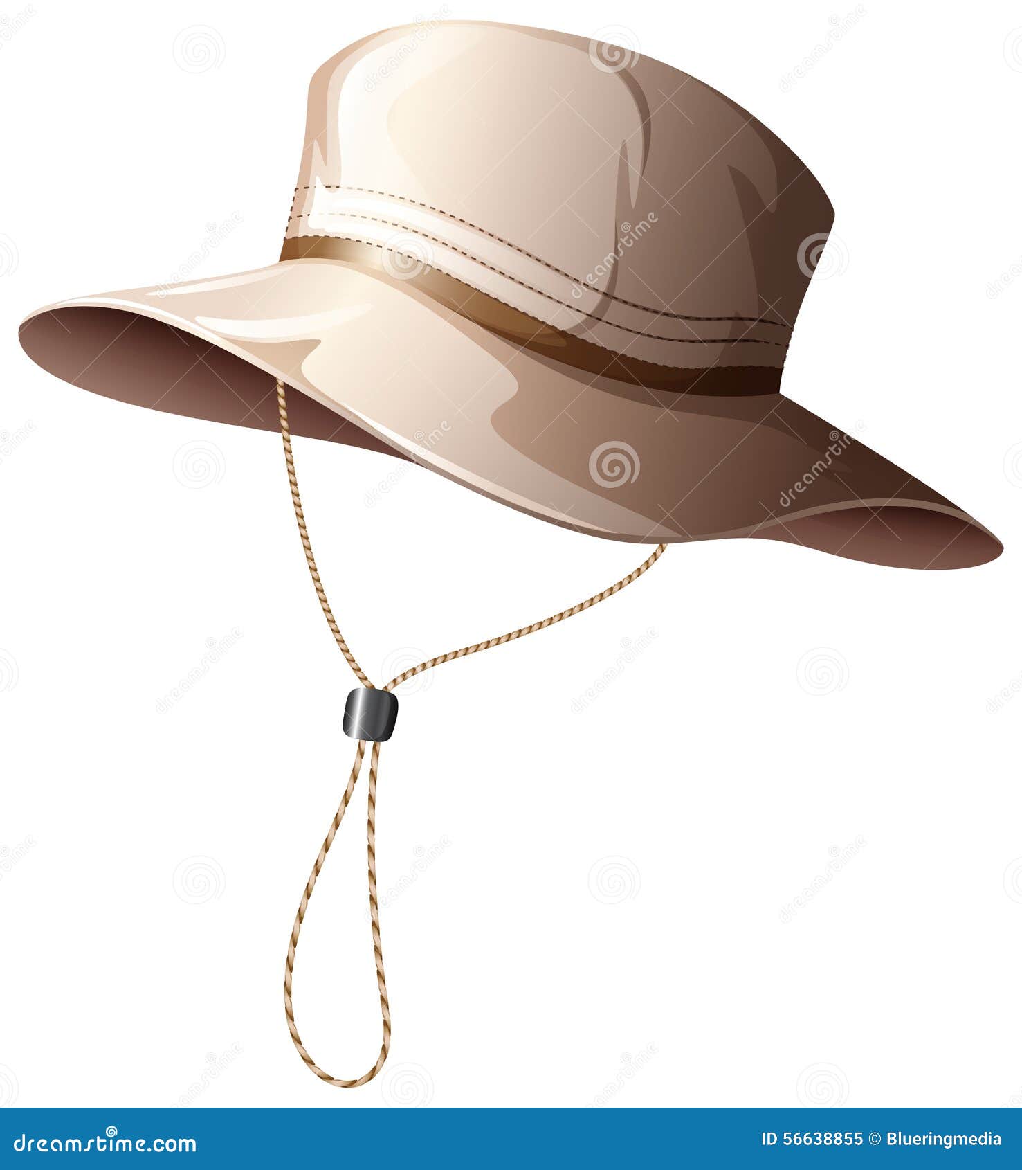 Fishing hat stock vector. Illustration of rope, tool 56638855