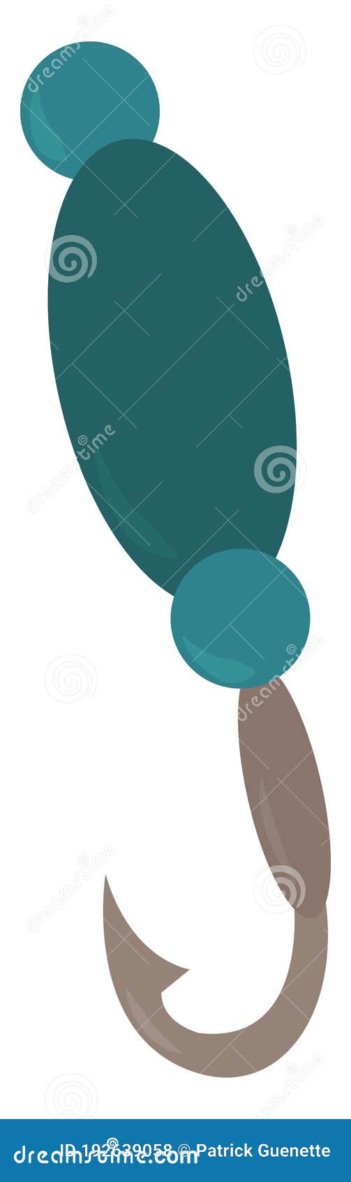 Fishing Hook, Illustration, Vector Stock Vector Illustration of bait