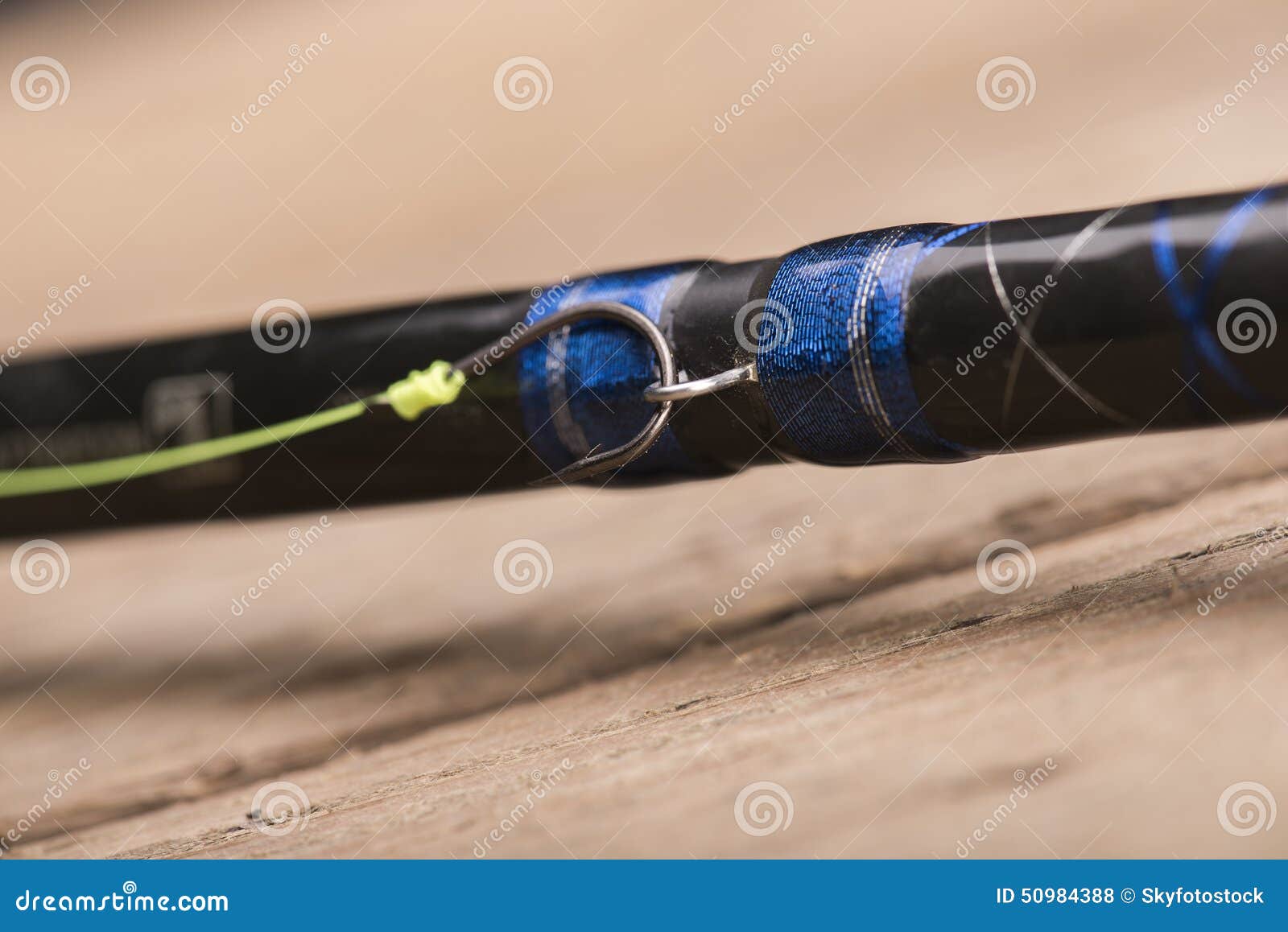 Fishing hook and line stock photo. Image of object, barb - 50984388