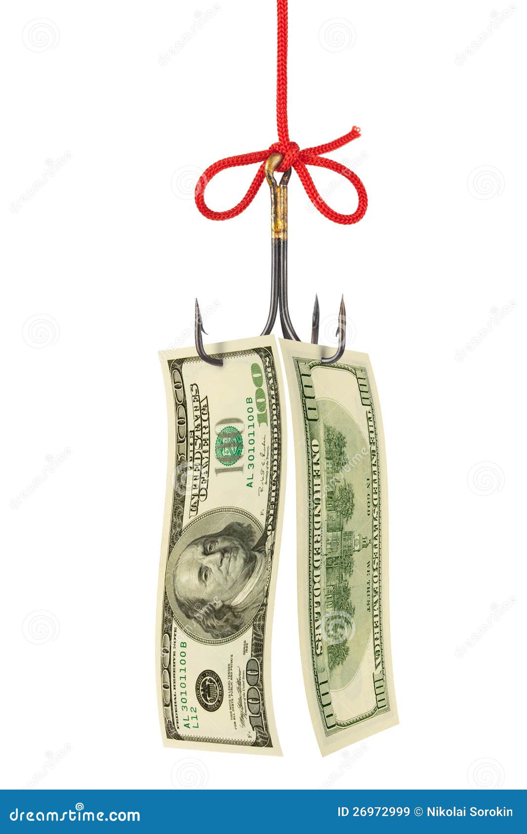 Fishing hook and money stock image. Image of cheat, bait 26972999