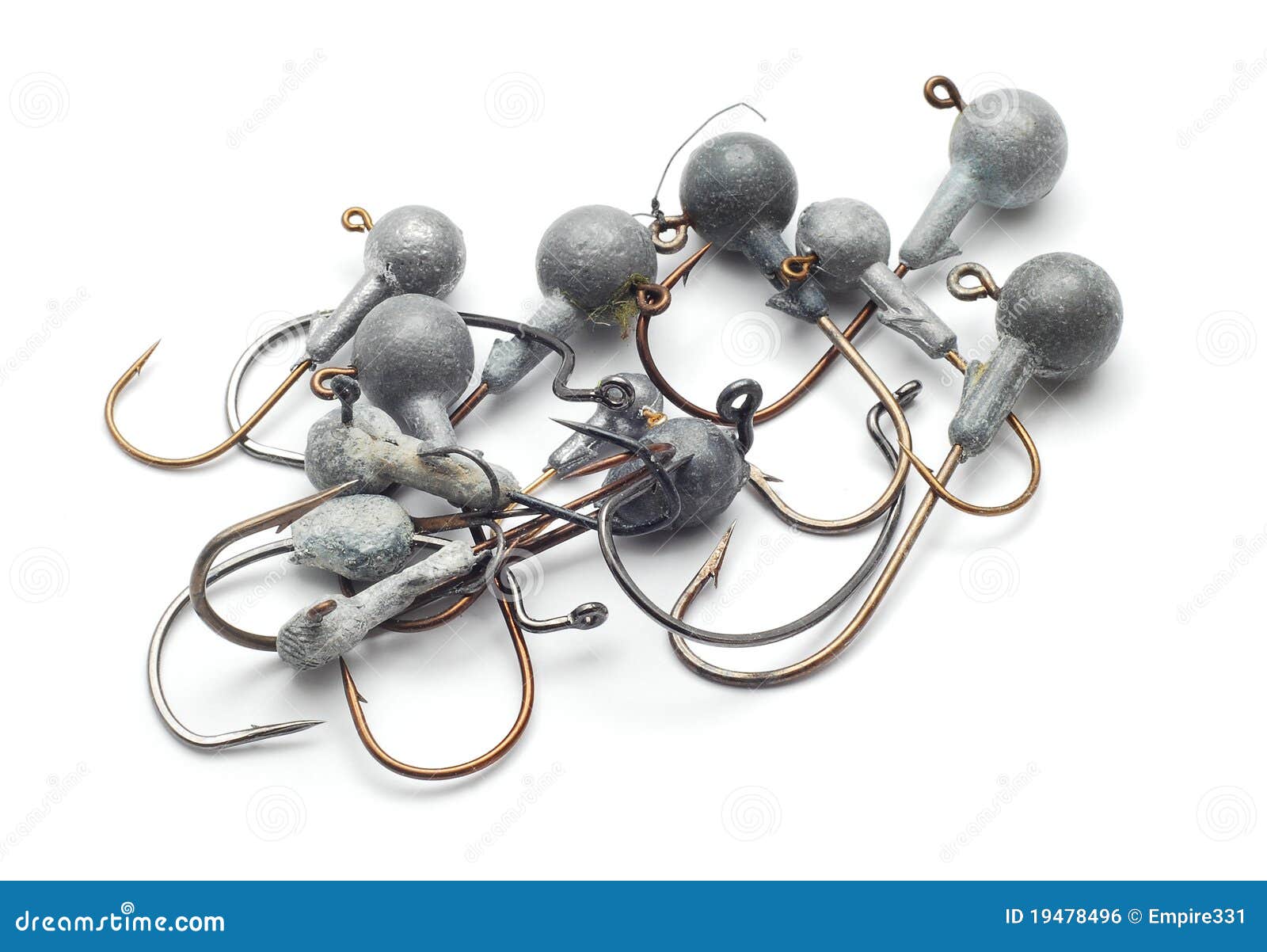 Fishing hooks stock photo. Image of hooks, gear, tool 19478496