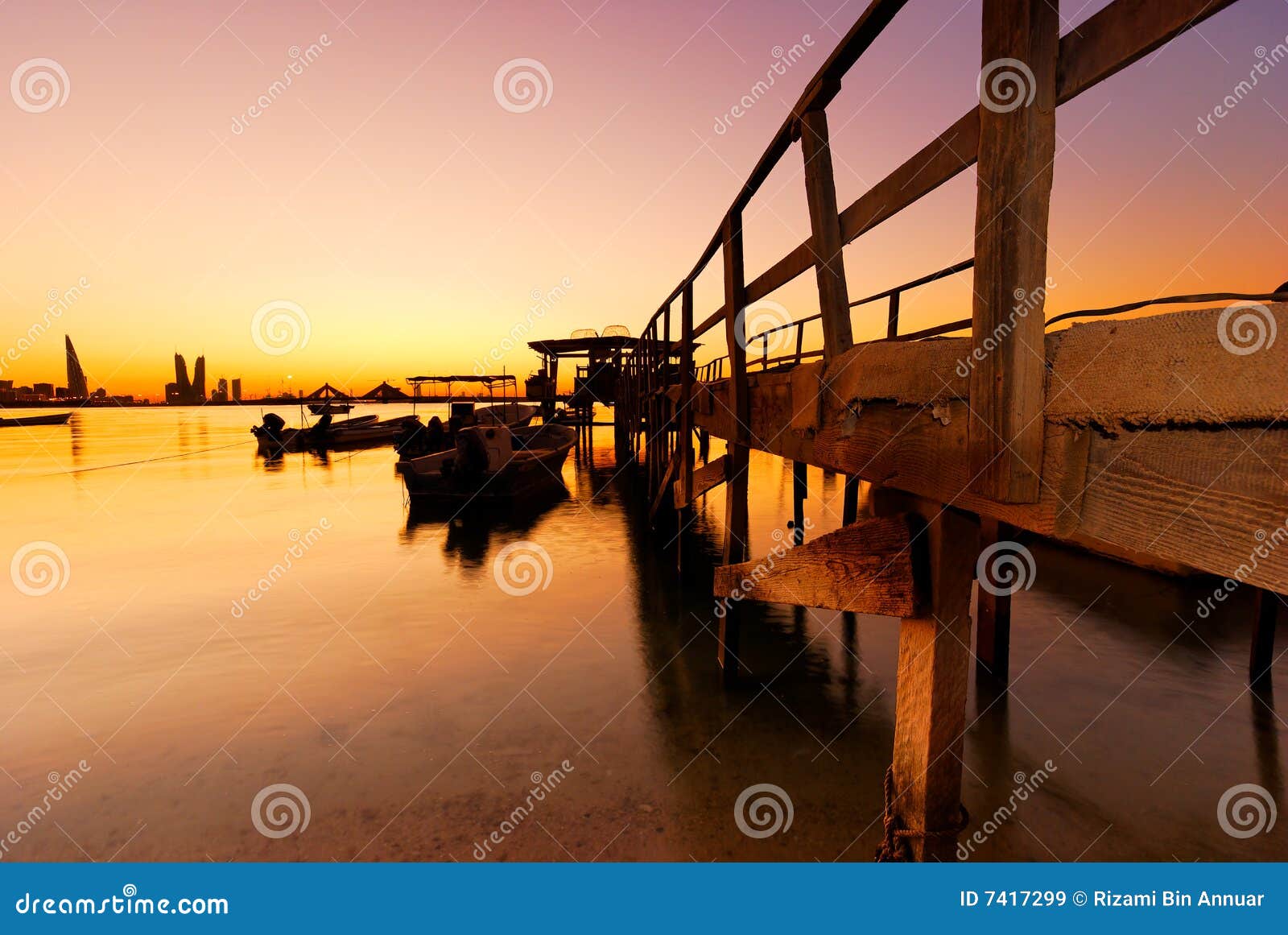 Fishing Jetty stock image. Image of harbour, pier, light 7417299