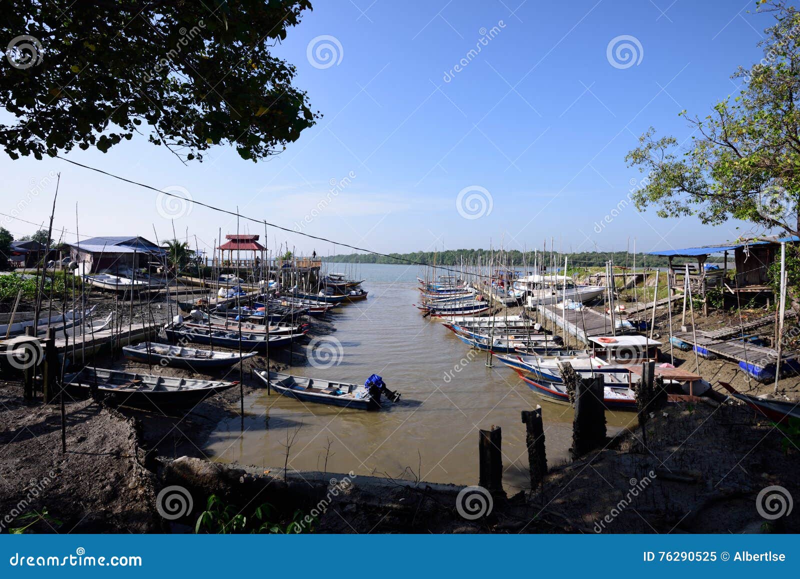 fishing jetty in pulau indah