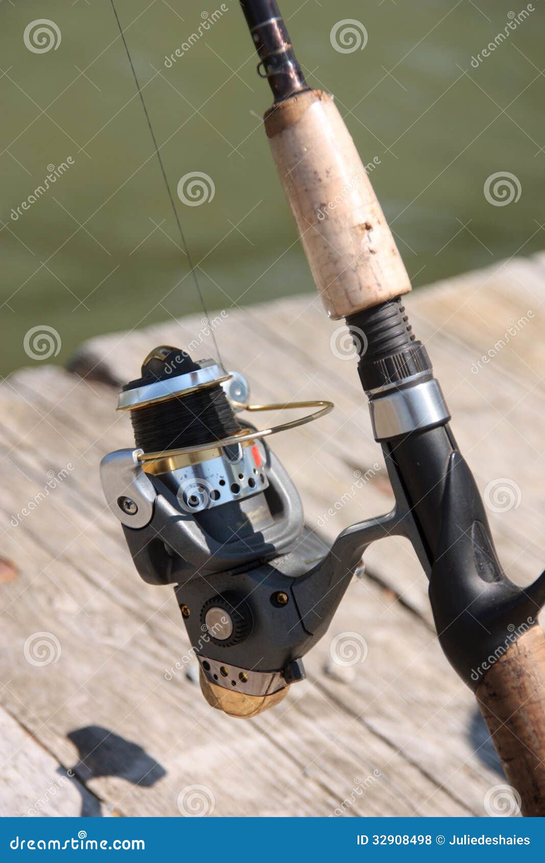 Fishing line stock photo. Image of recreational, water 32908498
