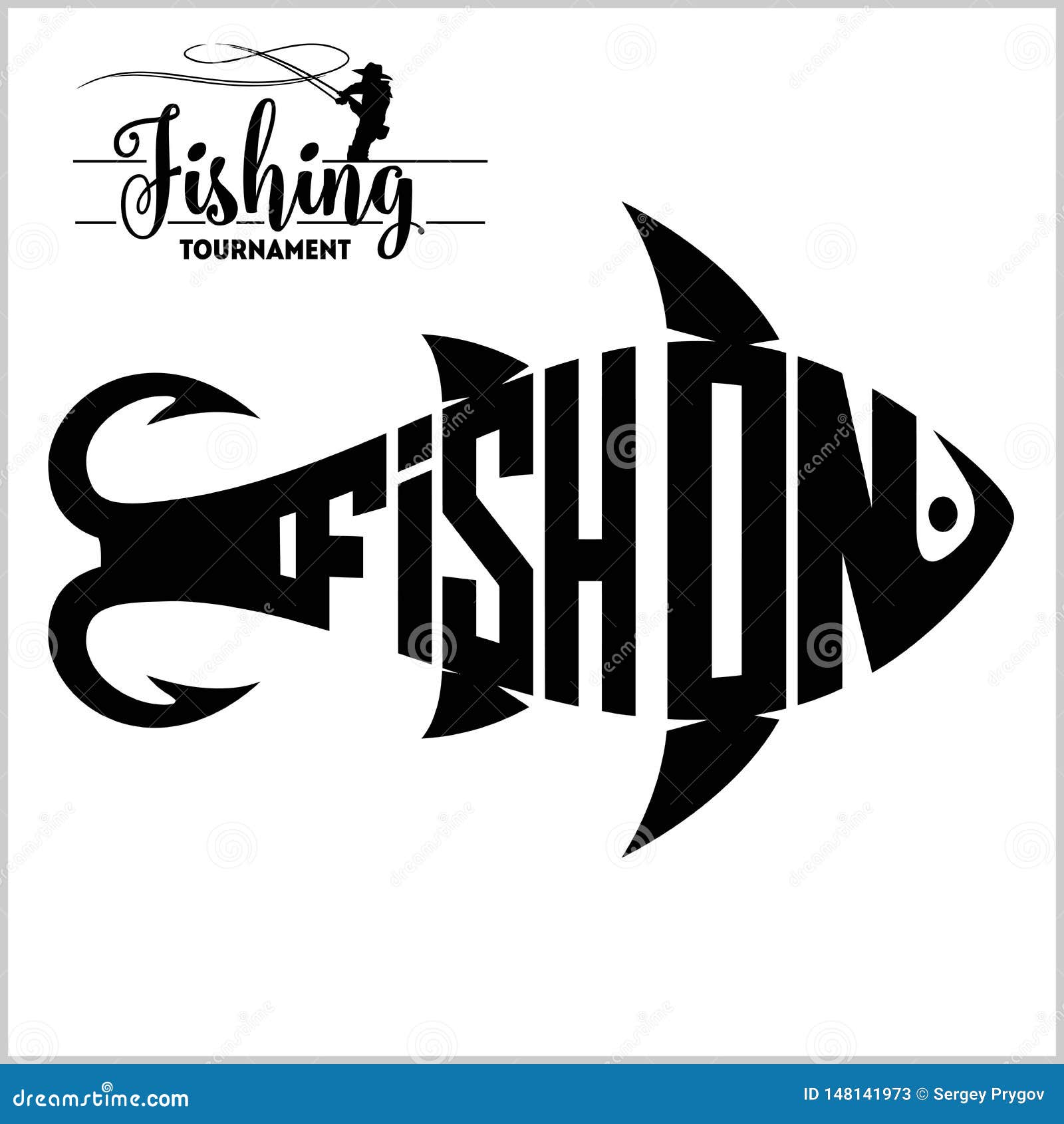 Download Fishing Logo - Vector Stock Illustration Stock Vector ...
