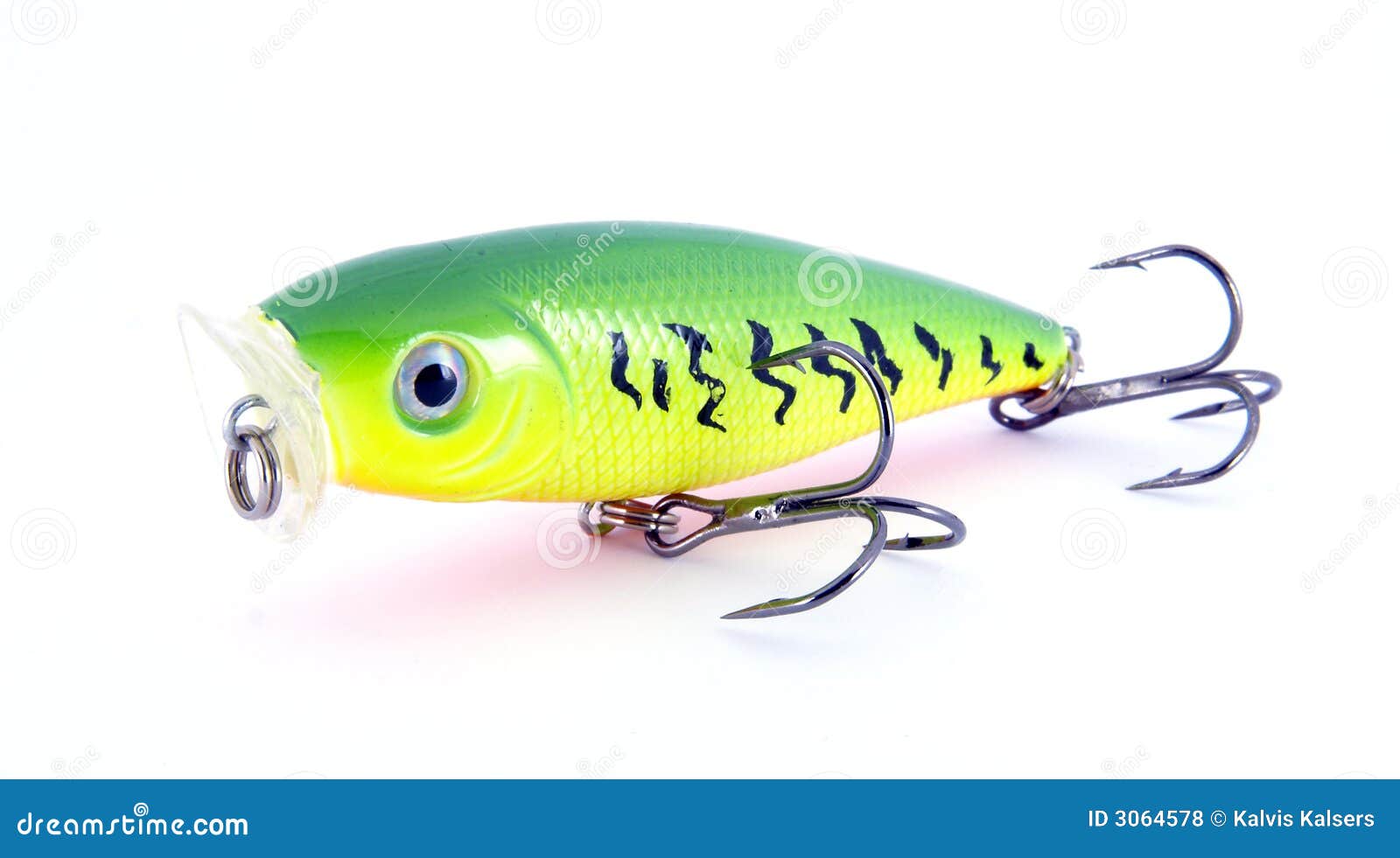 Fishing Lure Green Yellow Royalty Free Stock Photos Image 3064578