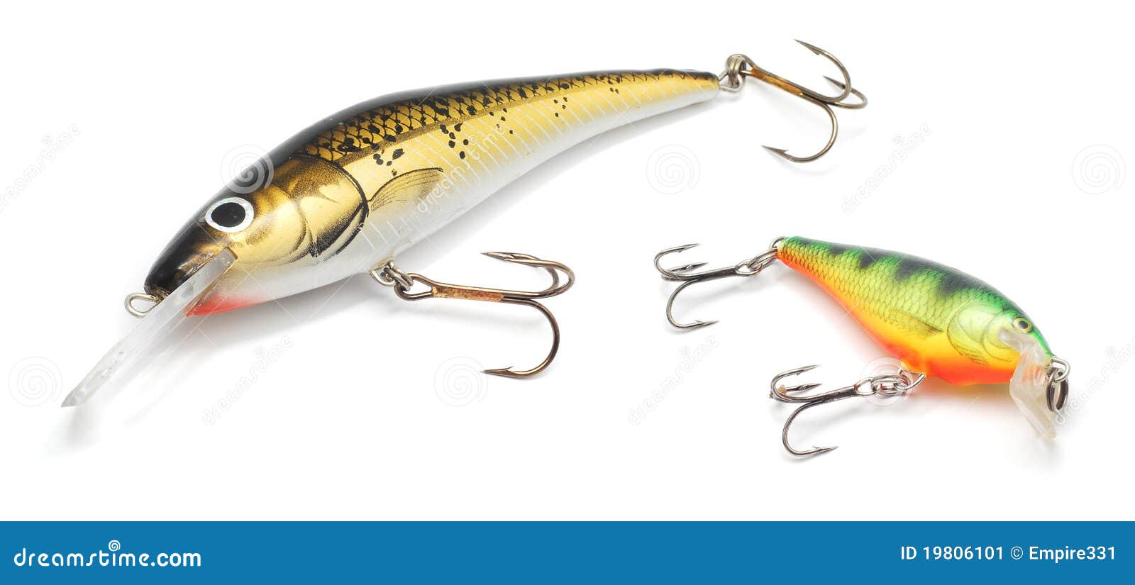 Fishing lures stock image. Image of equipment, white 19806101