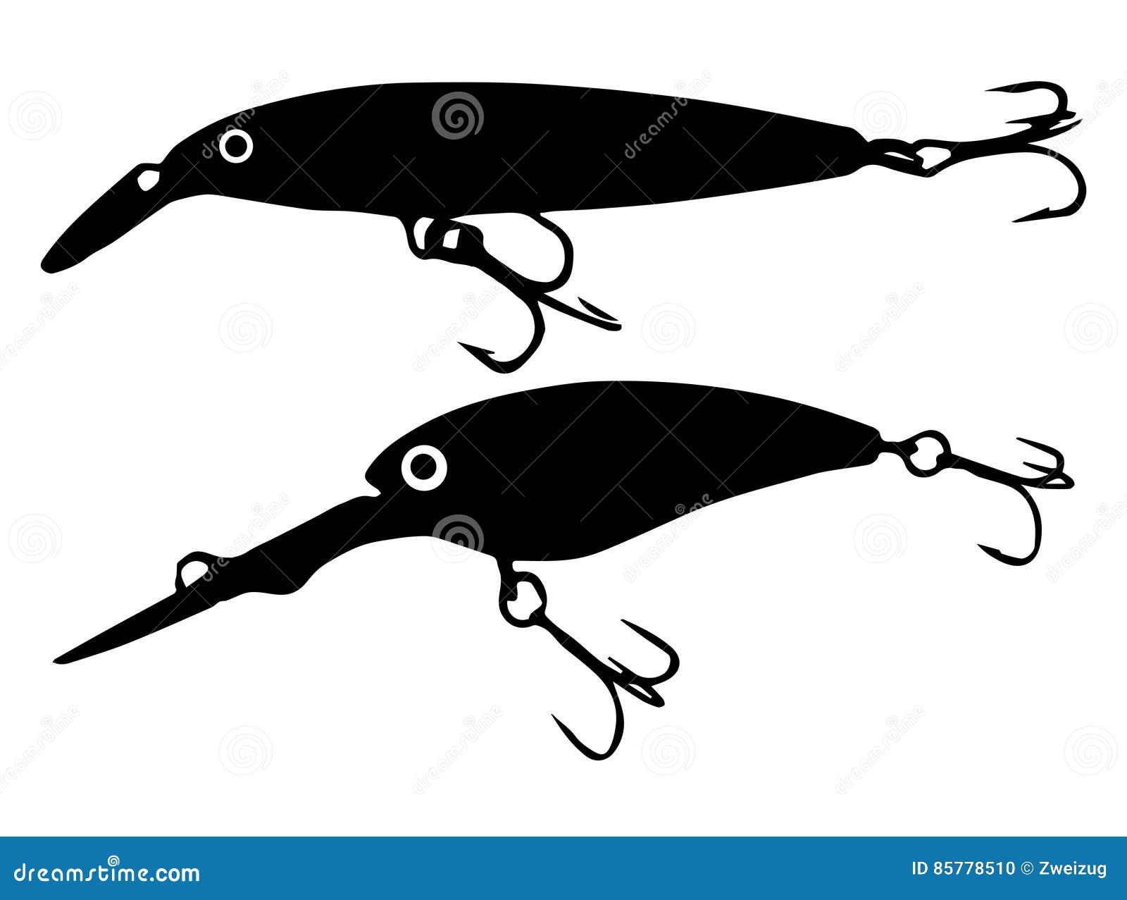 Logo for Fishing Lure and Catfish Lure Stock Vector - Illustration of  ocean, black: 161093168