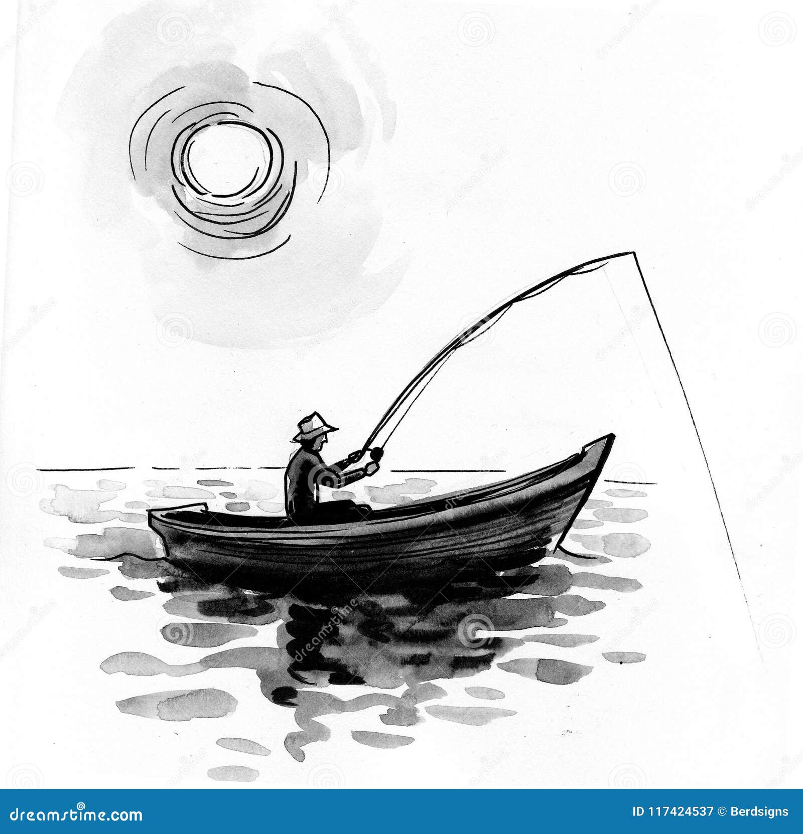 Fishing Boat Sketch Stock Illustrations – 2,921 Fishing Boat