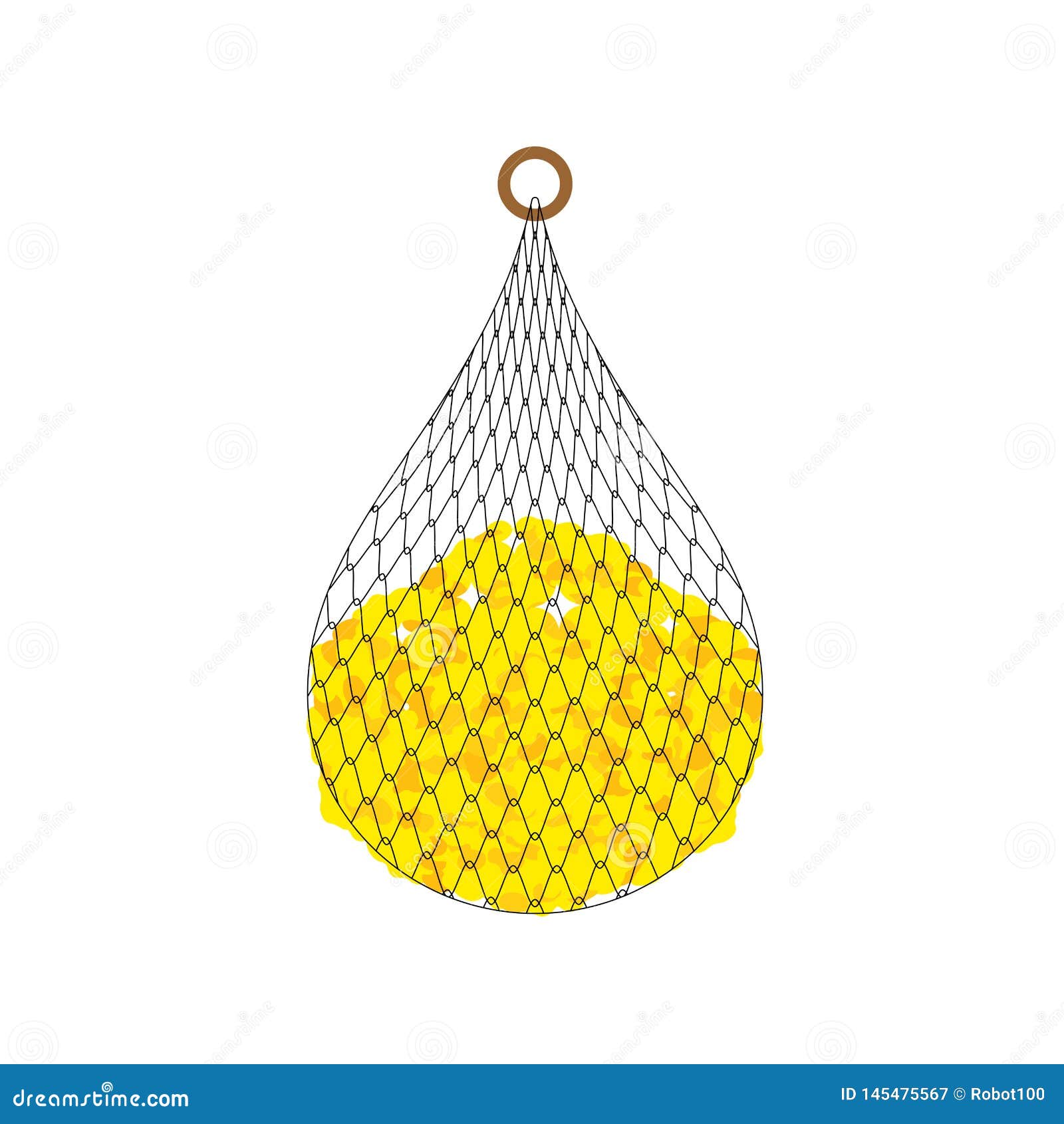 Fishing Net and Coins Isolated. Fishnet Big Catch Money Cartoon Vector  Illustration Stock Vector - Illustration of fisher, concept: 145475567